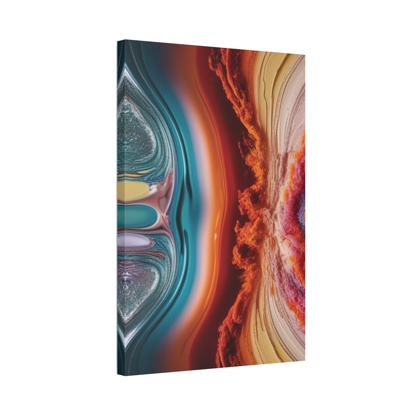 Stunning Abstract Canvas Art - 15" Stretched Wall Decor