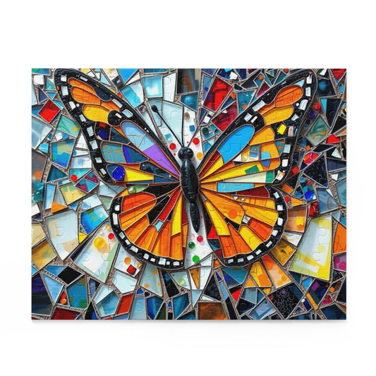 Colorful Butterfly Puzzle - 120, 252, 500-Piece, Family Activity, Home Decor, Gift for All Ages, Brain Teaser, Relaxation