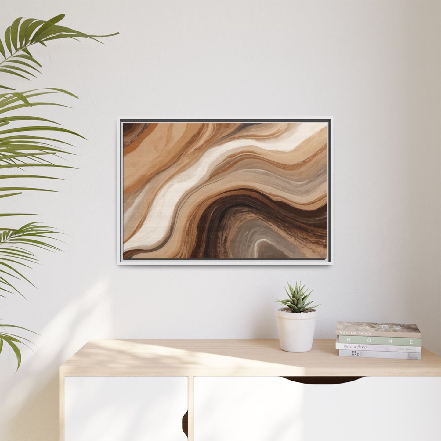 Matte Canvas, Framed (Multi-color)