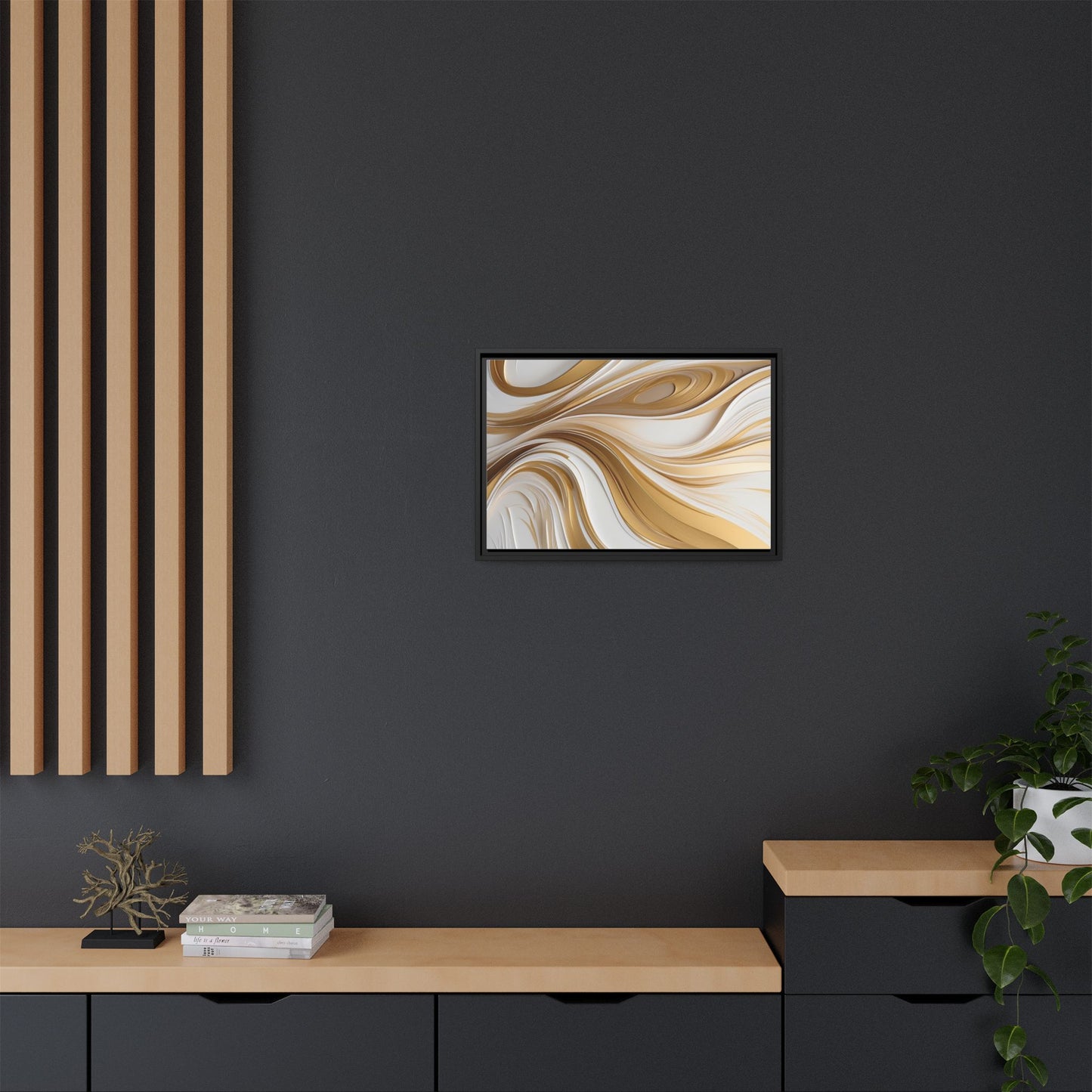 Matte Canvas, Framed (Multi-color)