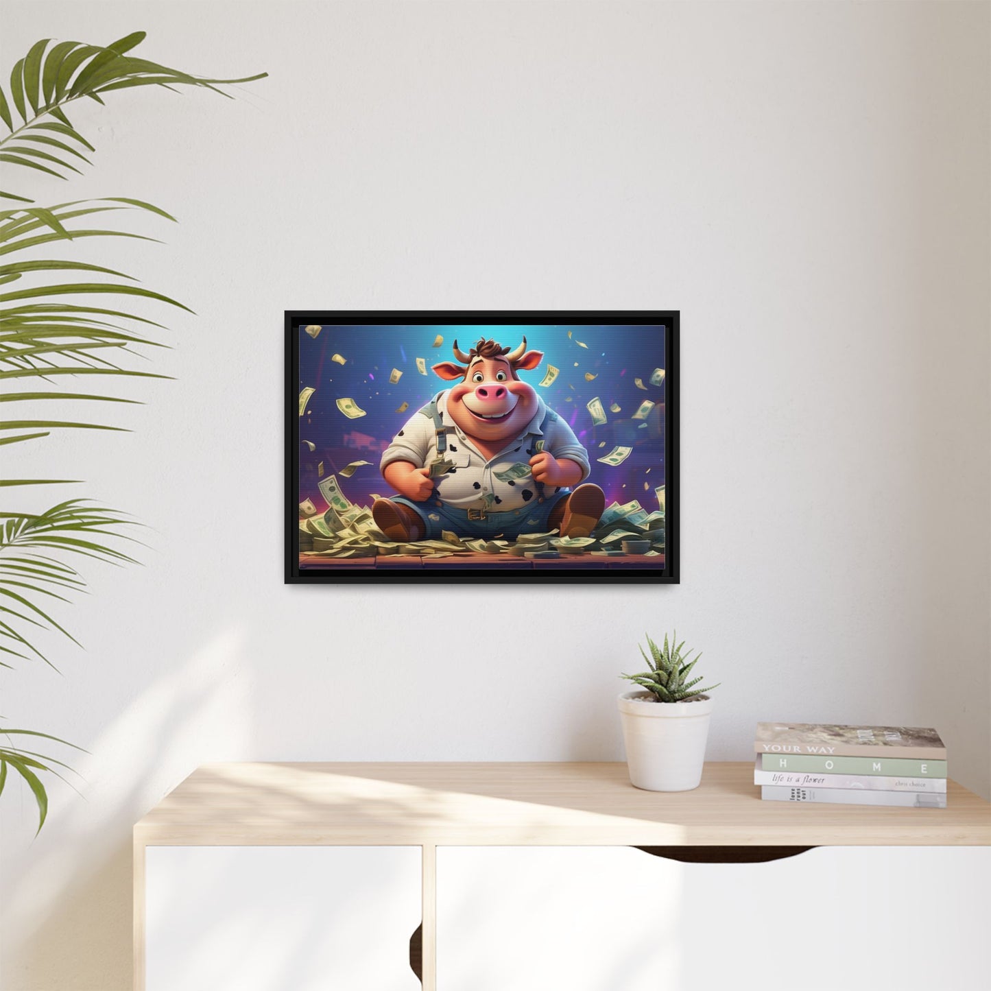 Matte Canvas, Framed (Multi-color)