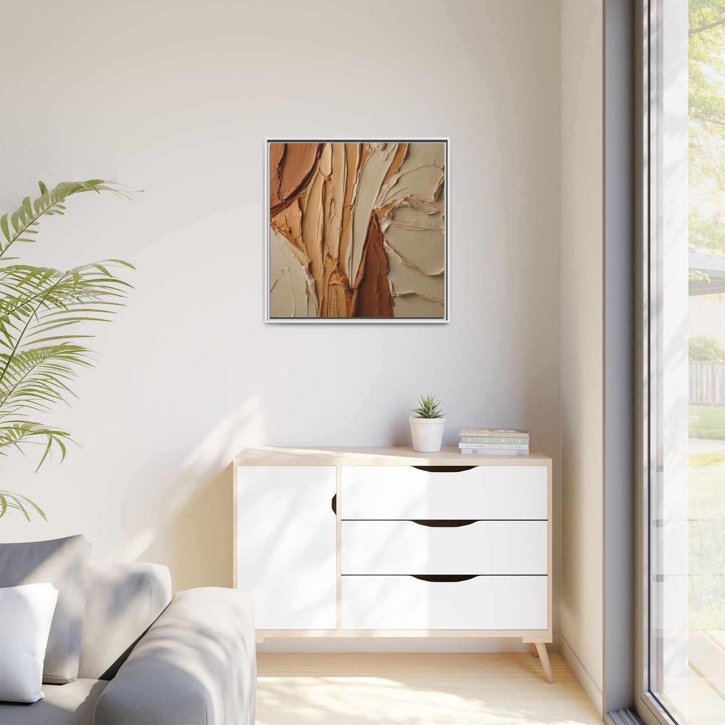 Matte Canvas, Framed (Multi-color)