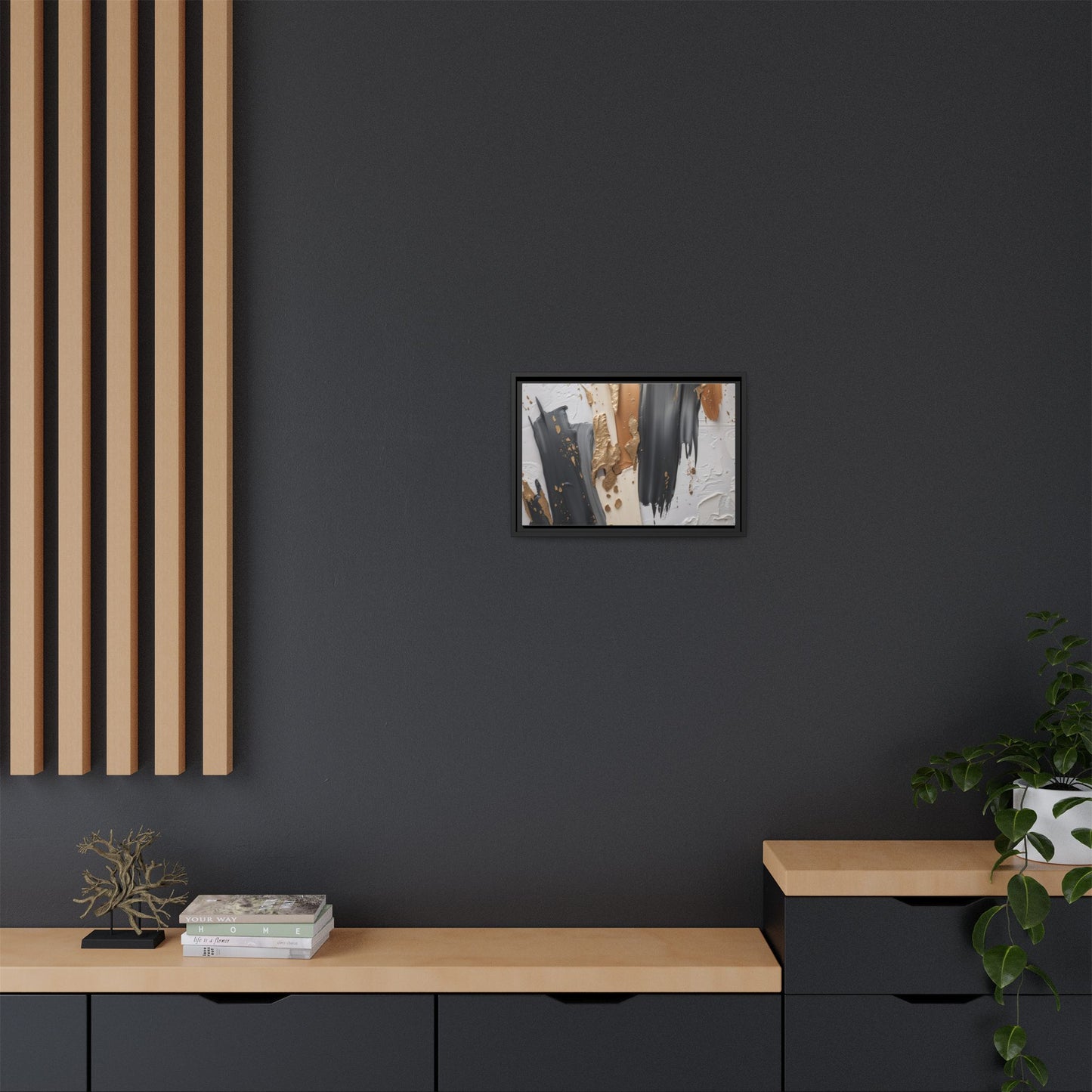 Matte Canvas, Framed (Multi-color)
