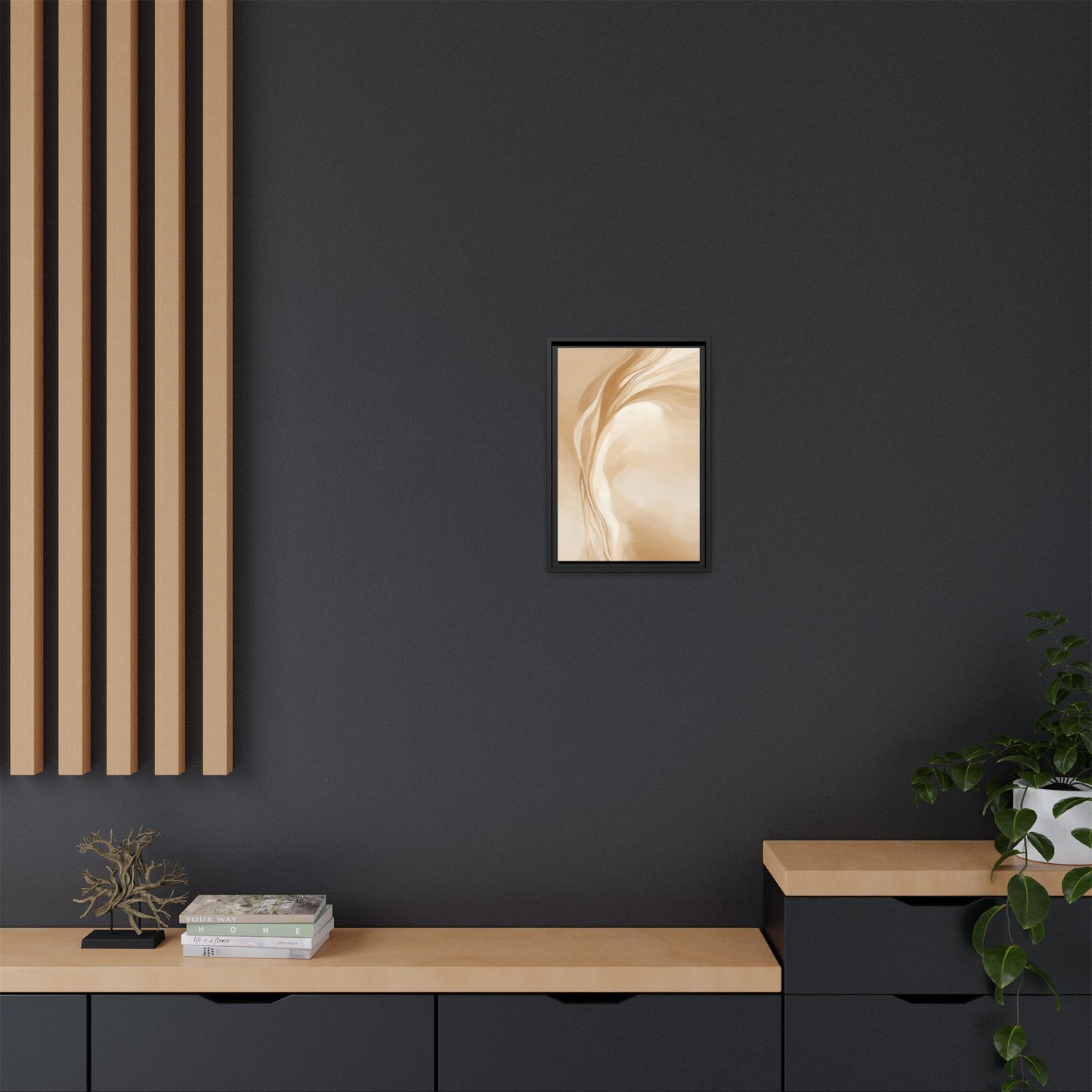 Matte Canvas, Framed (Multi-color)