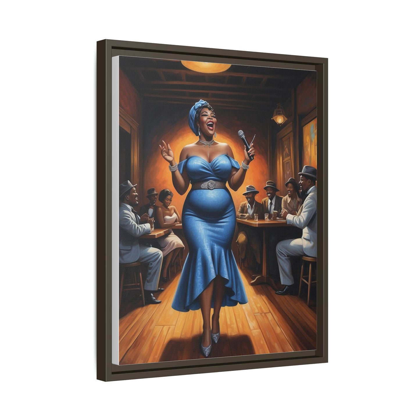 Matte Canvas, Framed (Multi-color)