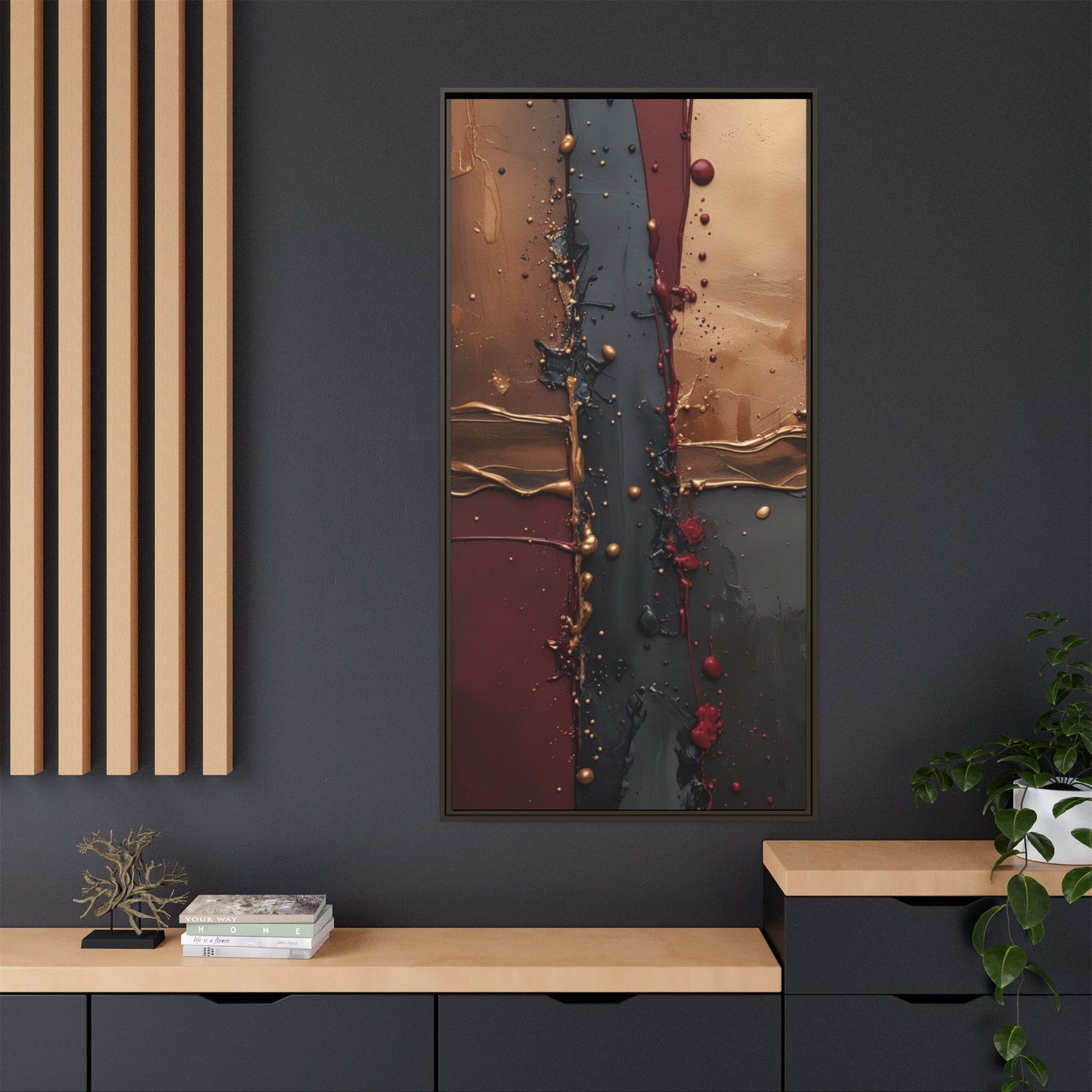 Matte Canvas, Framed (Multi-color)