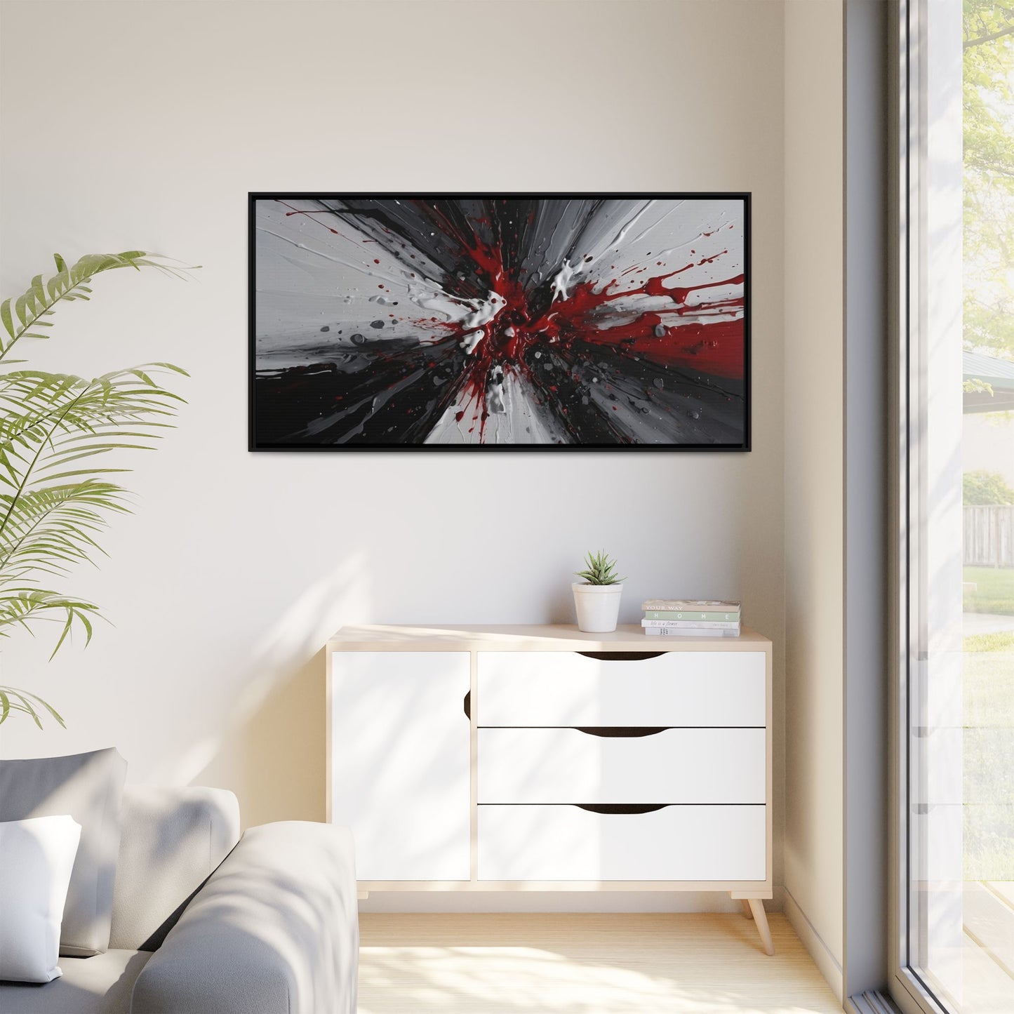 Matte Canvas, Framed (Multi-color)