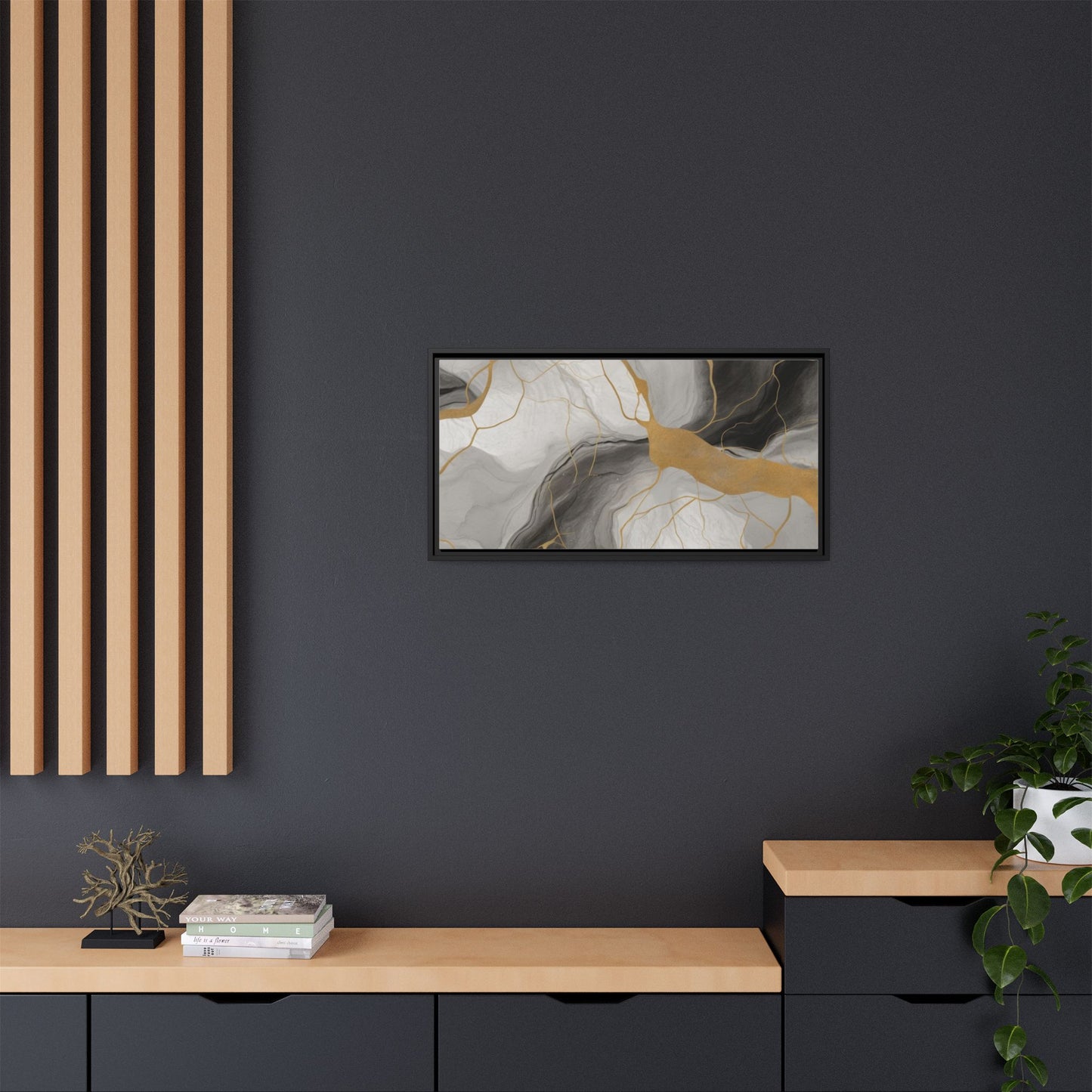 Matte Canvas, Framed (Multi-color)
