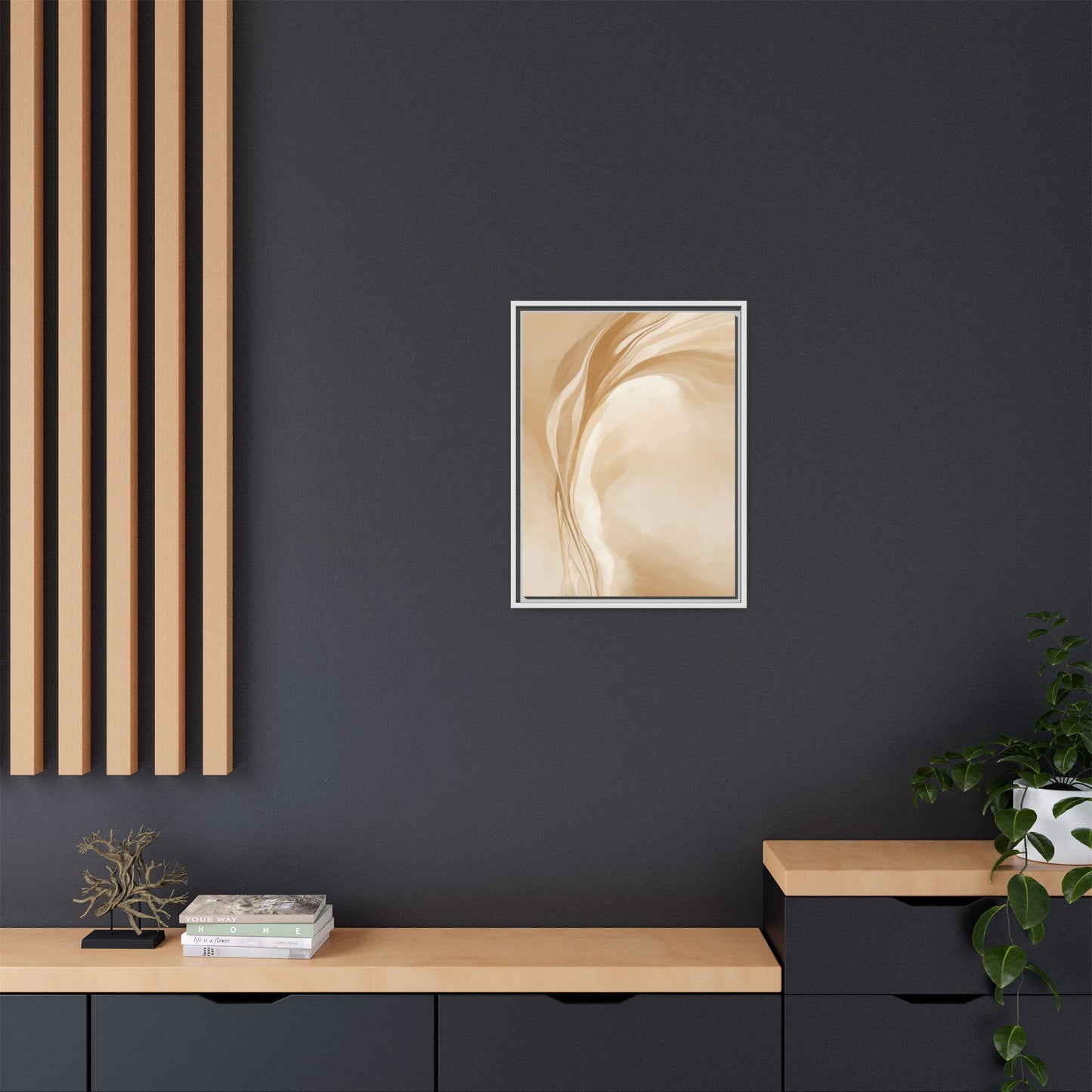 Matte Canvas, Framed (Multi-color)