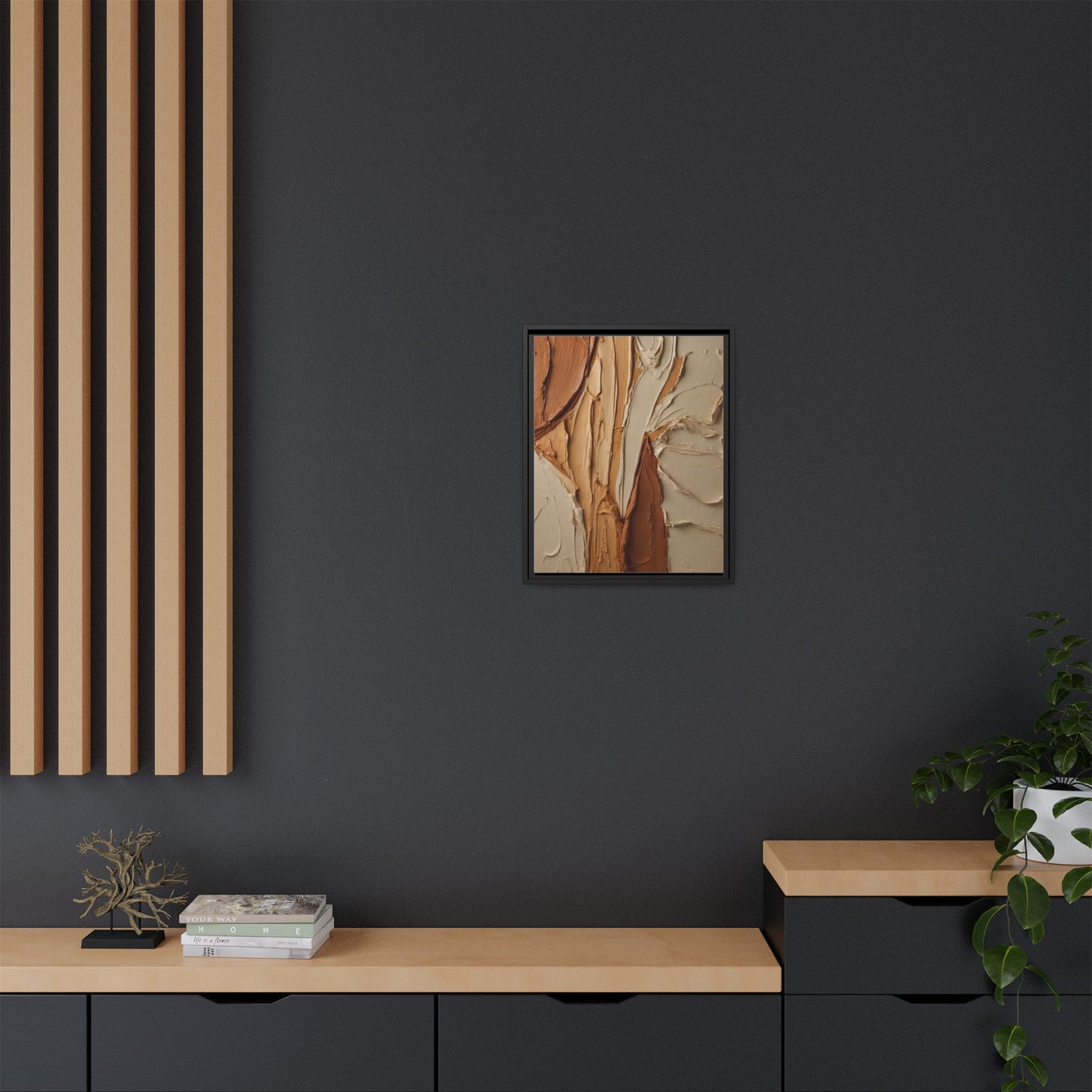 Matte Canvas, Framed (Multi-color)