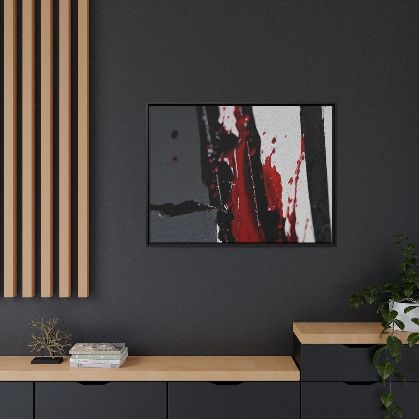 Matte Canvas, Framed (Multi-color)