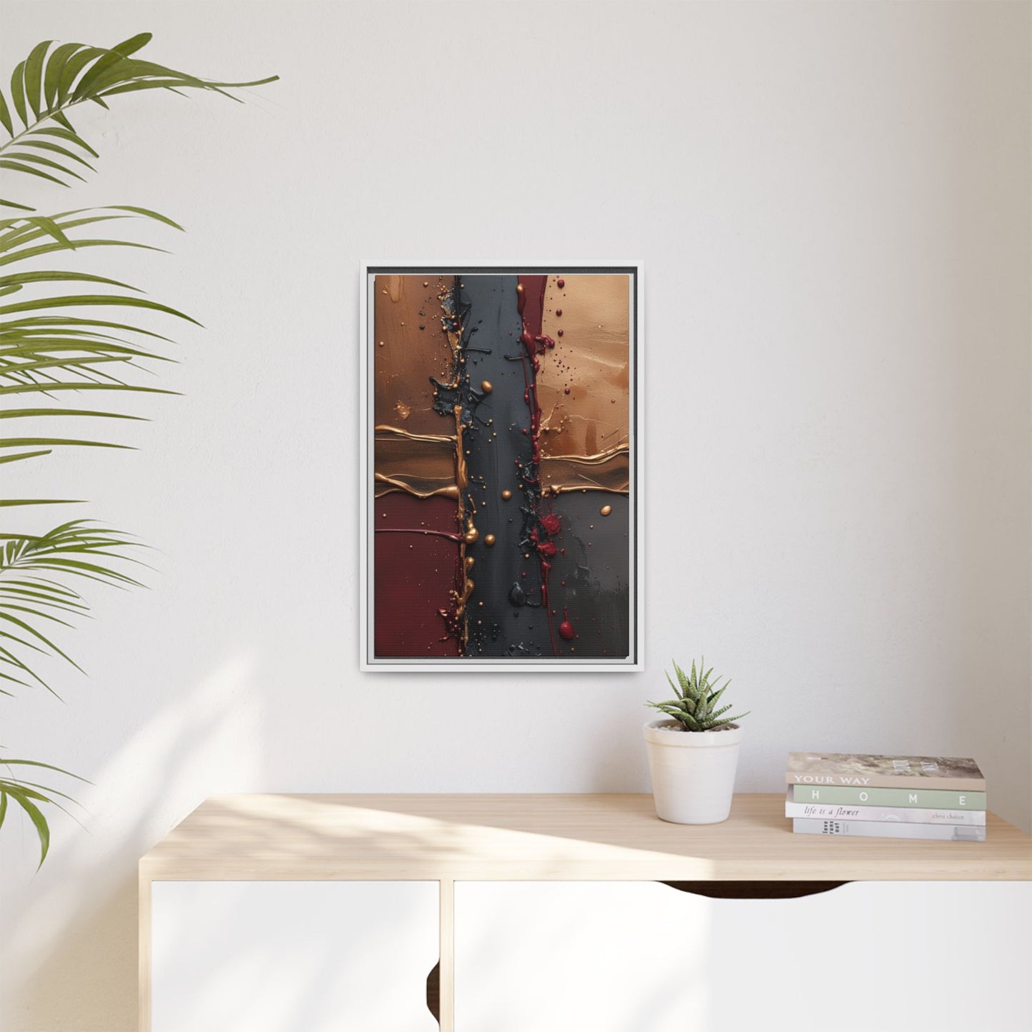 Matte Canvas, Framed (Multi-color)