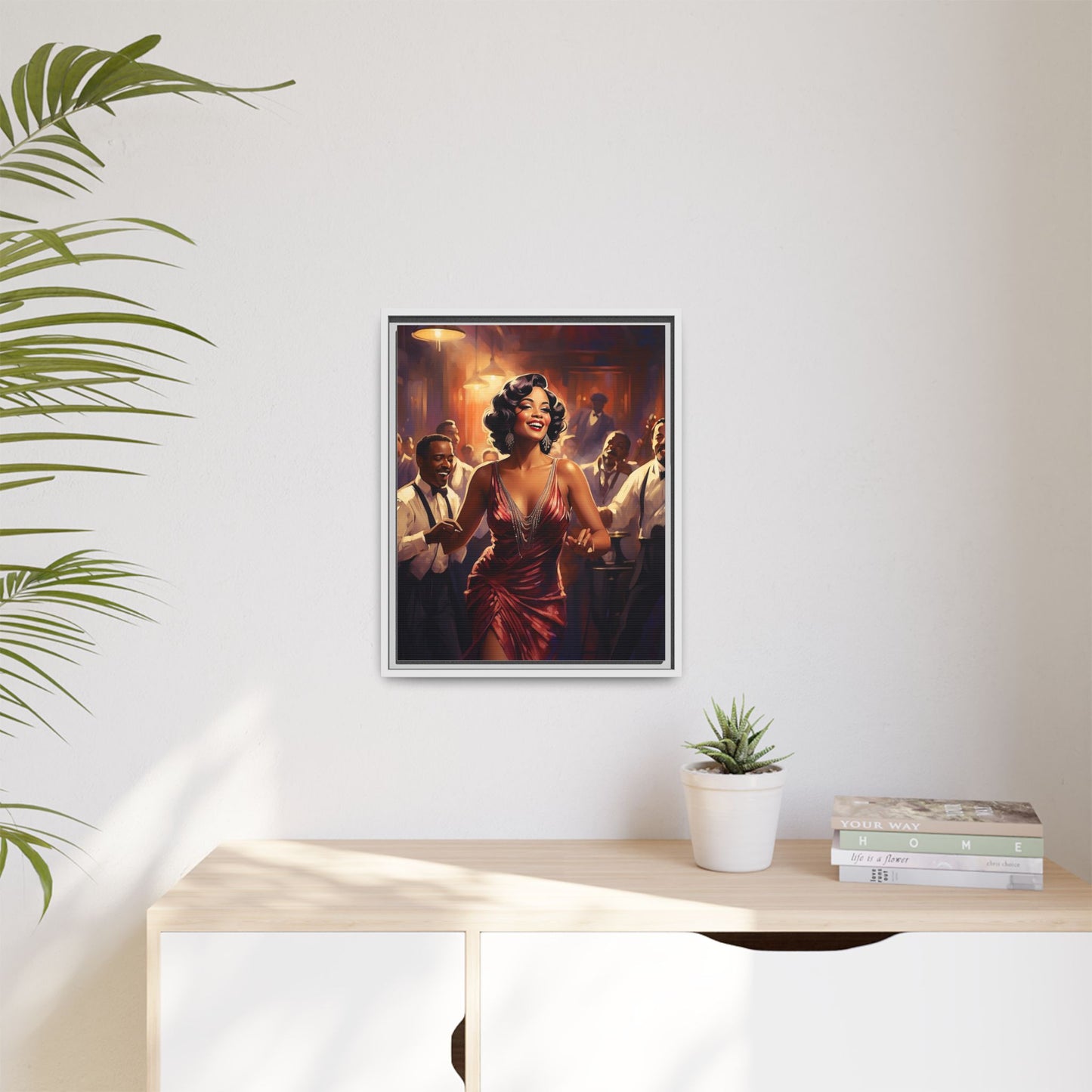 Matte Canvas, Framed (Multi-color)