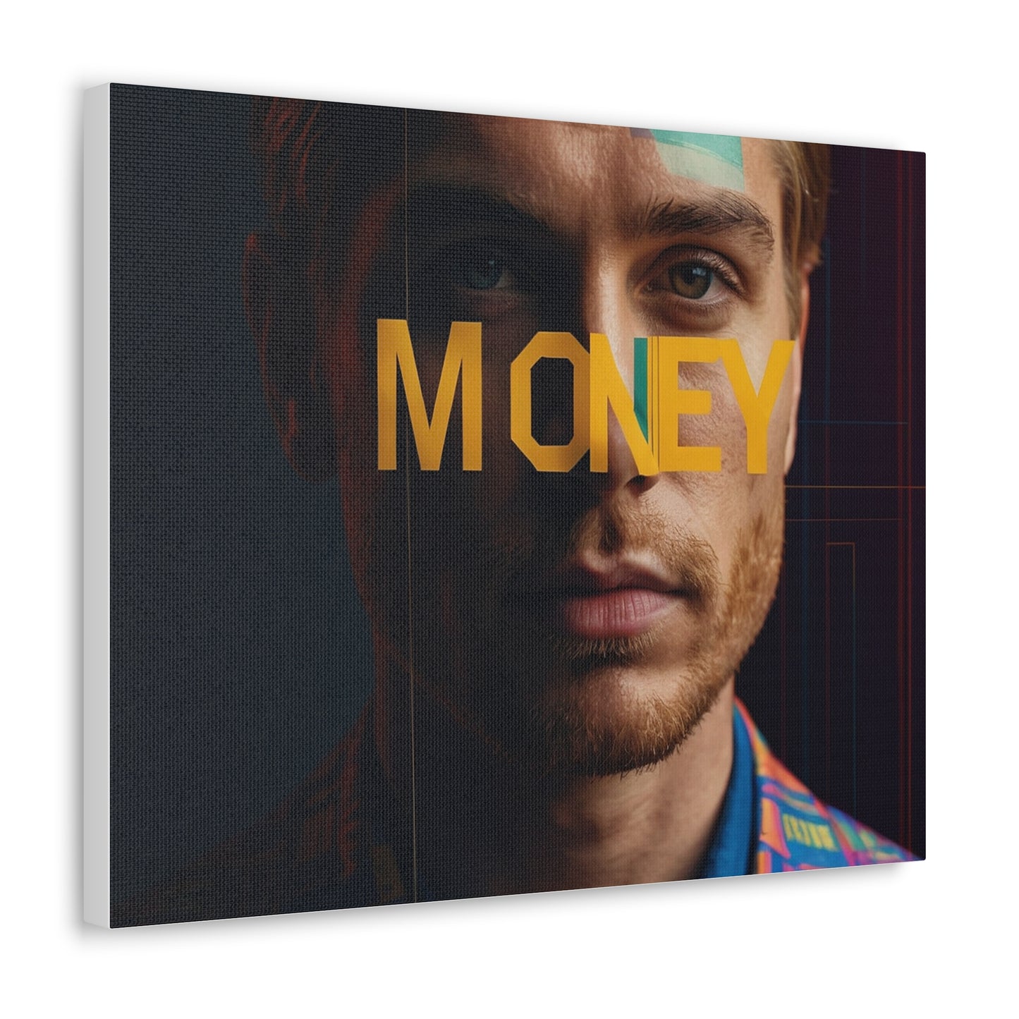 Inspirational Canvas Gallery Wrap - 'MONEY' Wall Art for Modern Spaces