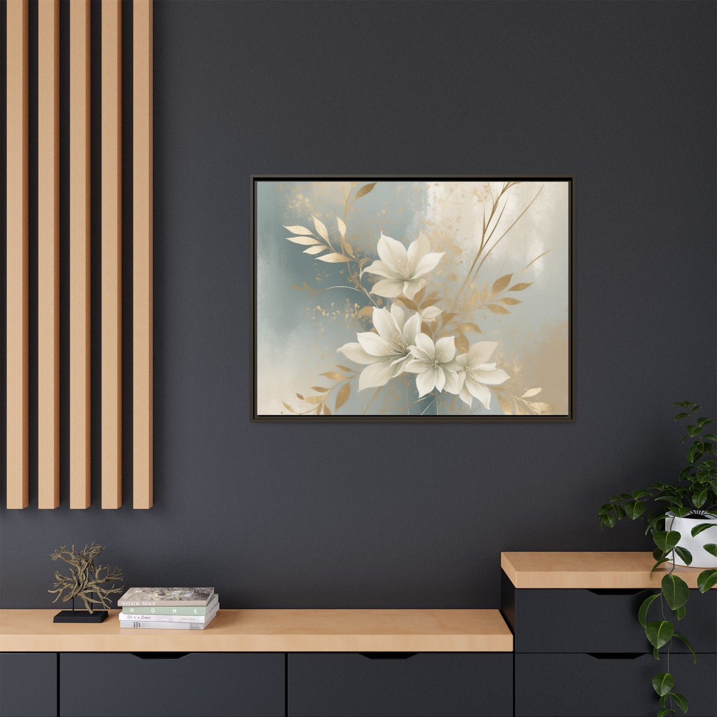 Matte Canvas, Framed (Multi-color)