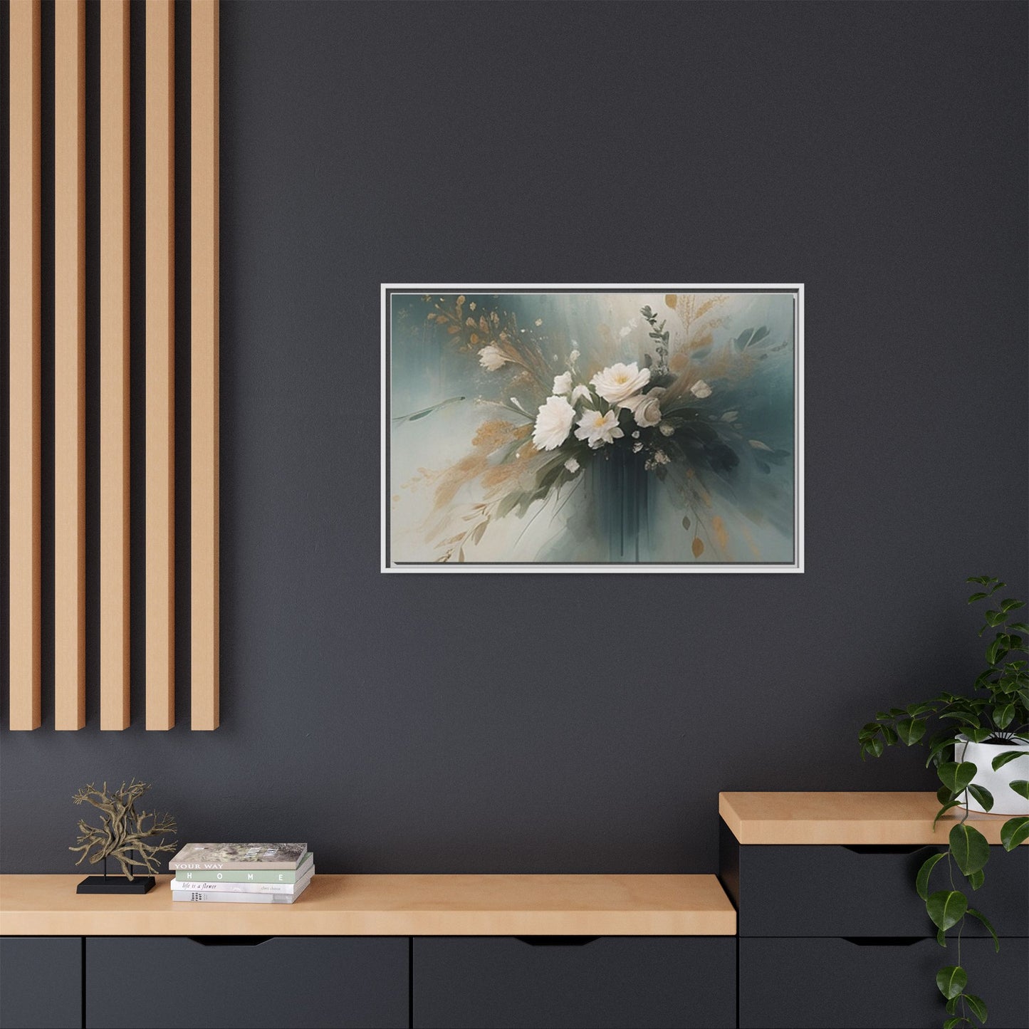 Matte Canvas, Framed (Multi-color)