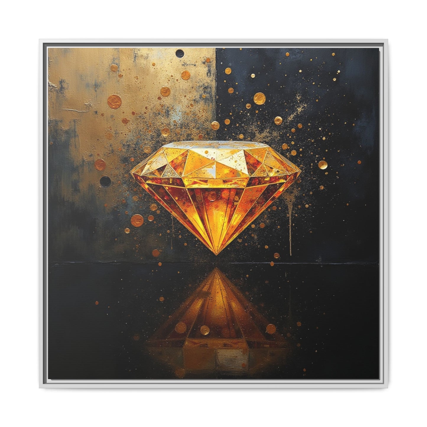 Matte Canvas, Framed (Multi-color)