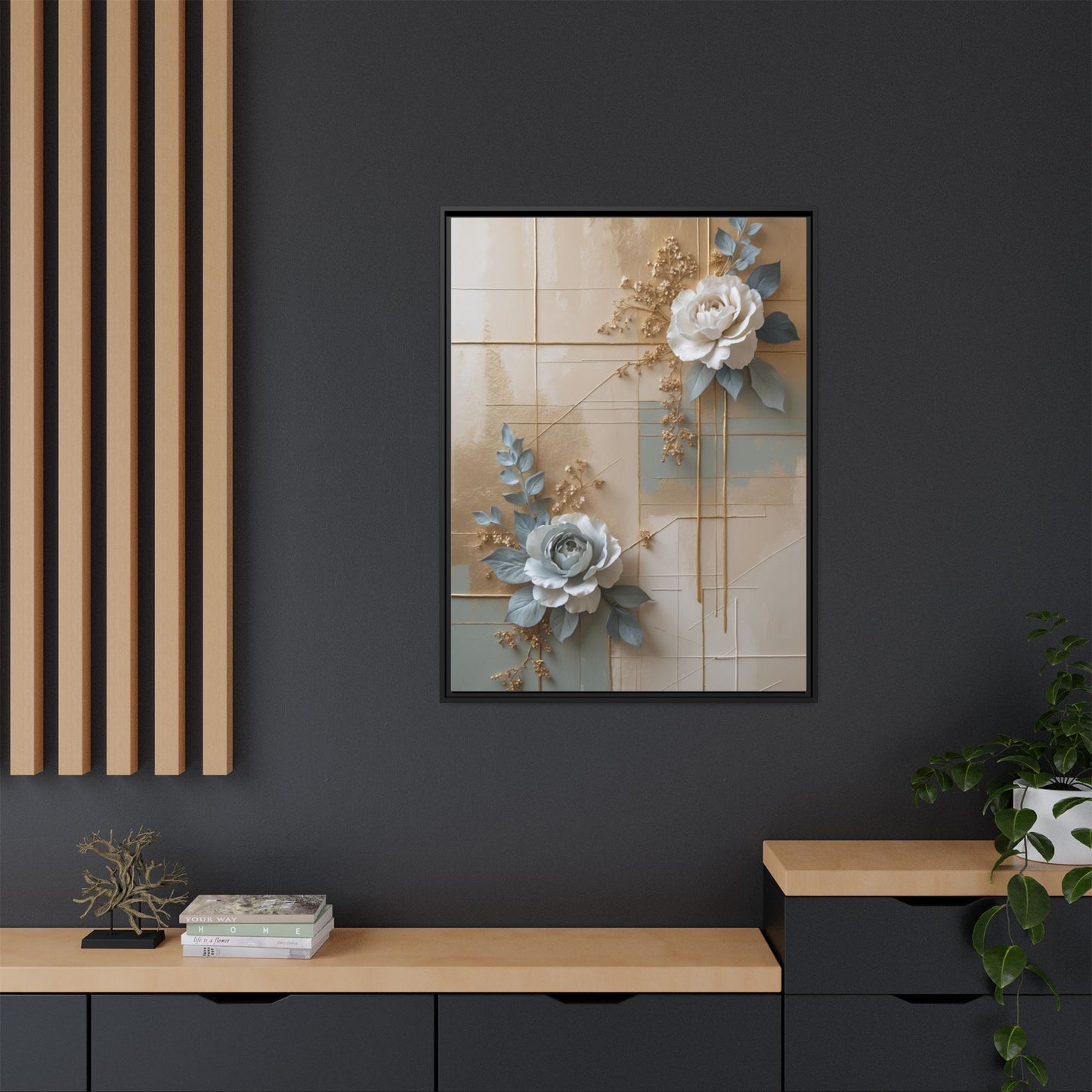 Matte Canvas, Framed (Multi-color)