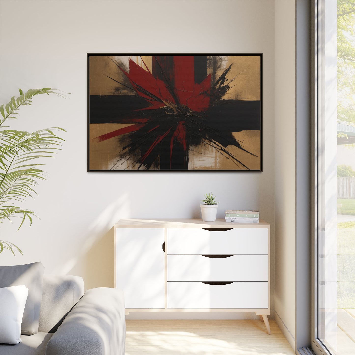 Matte Canvas, Framed (Multi-color)