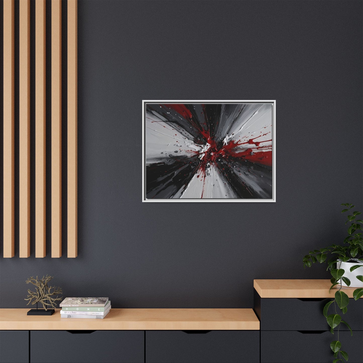 Matte Canvas, Framed (Multi-color)