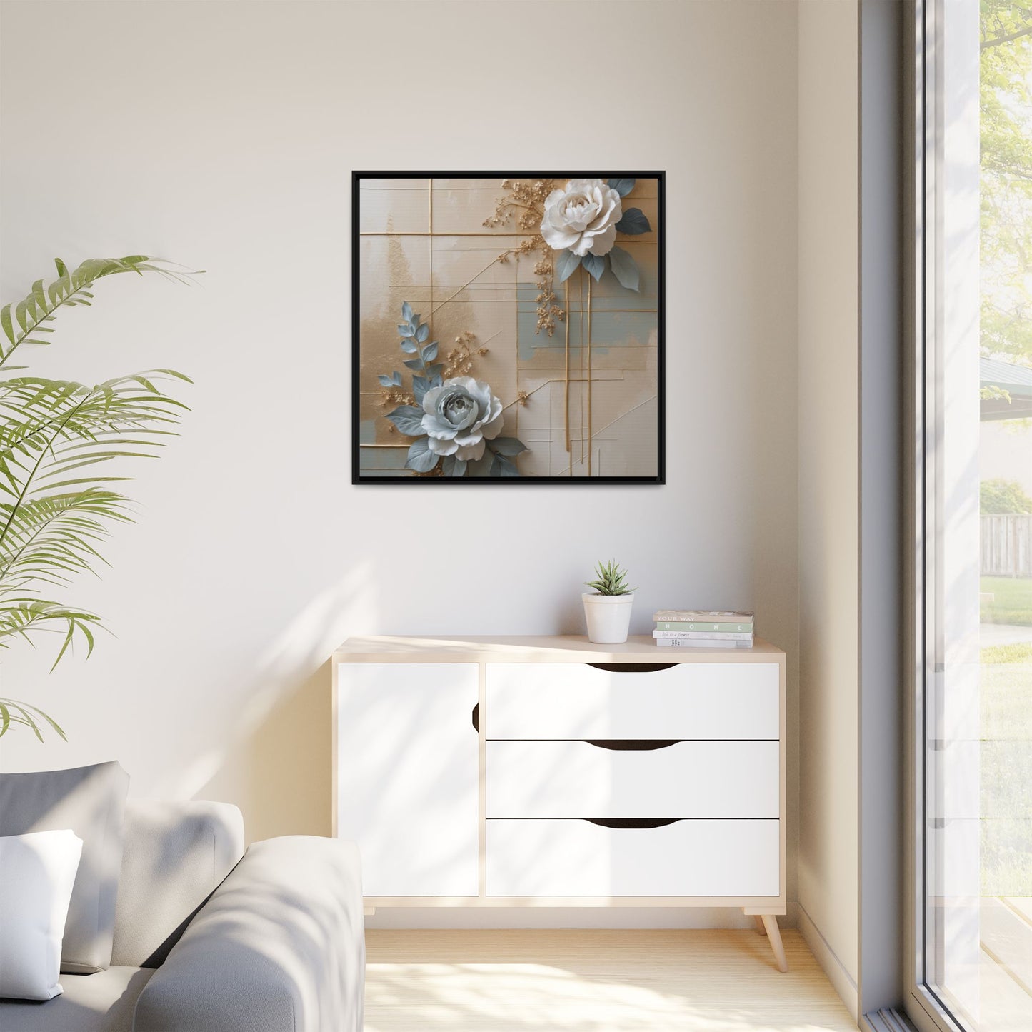 Matte Canvas, Framed (Multi-color)