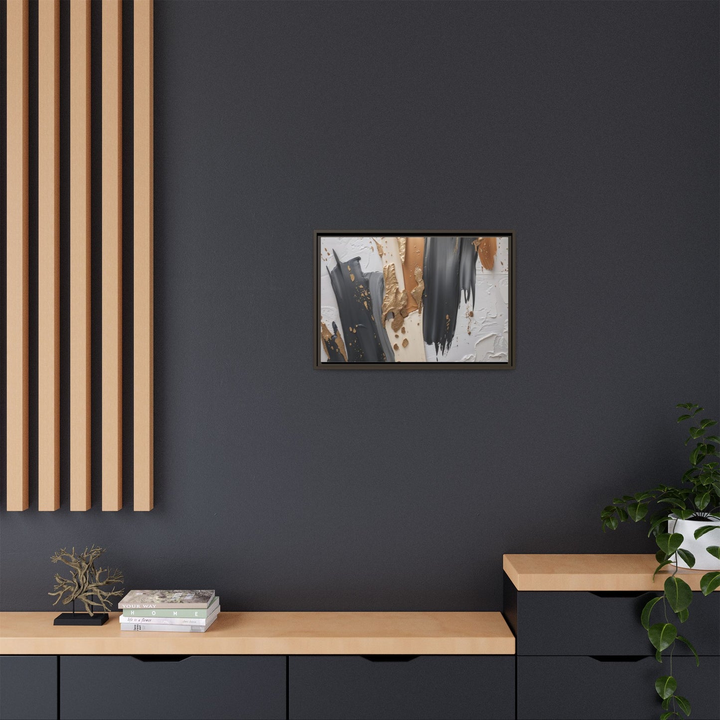 Matte Canvas, Framed (Multi-color)
