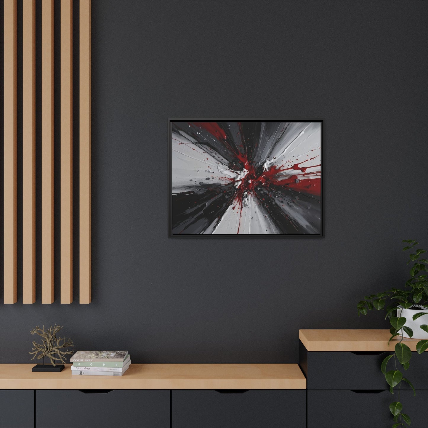 Matte Canvas, Framed (Multi-color)