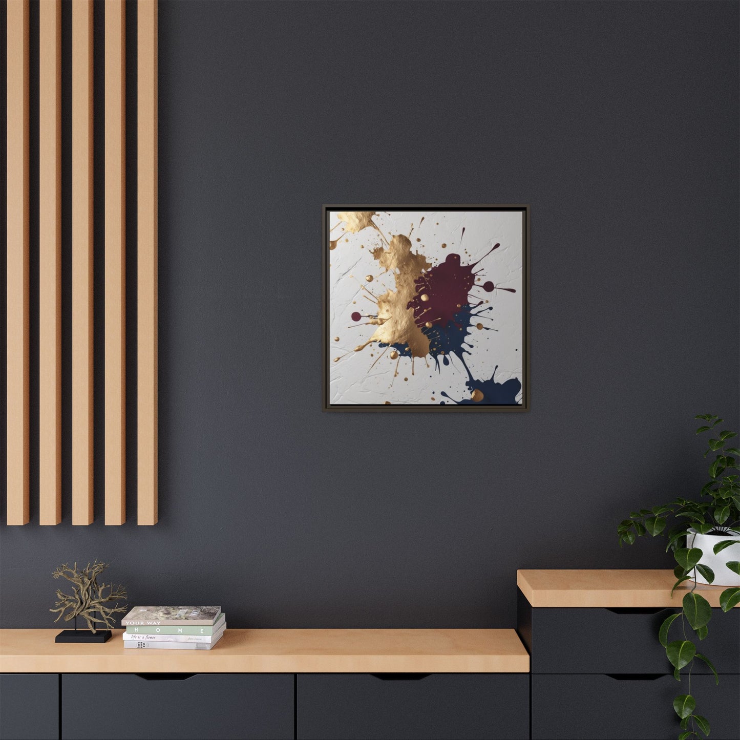 Matte Canvas, Framed (Multi-color)