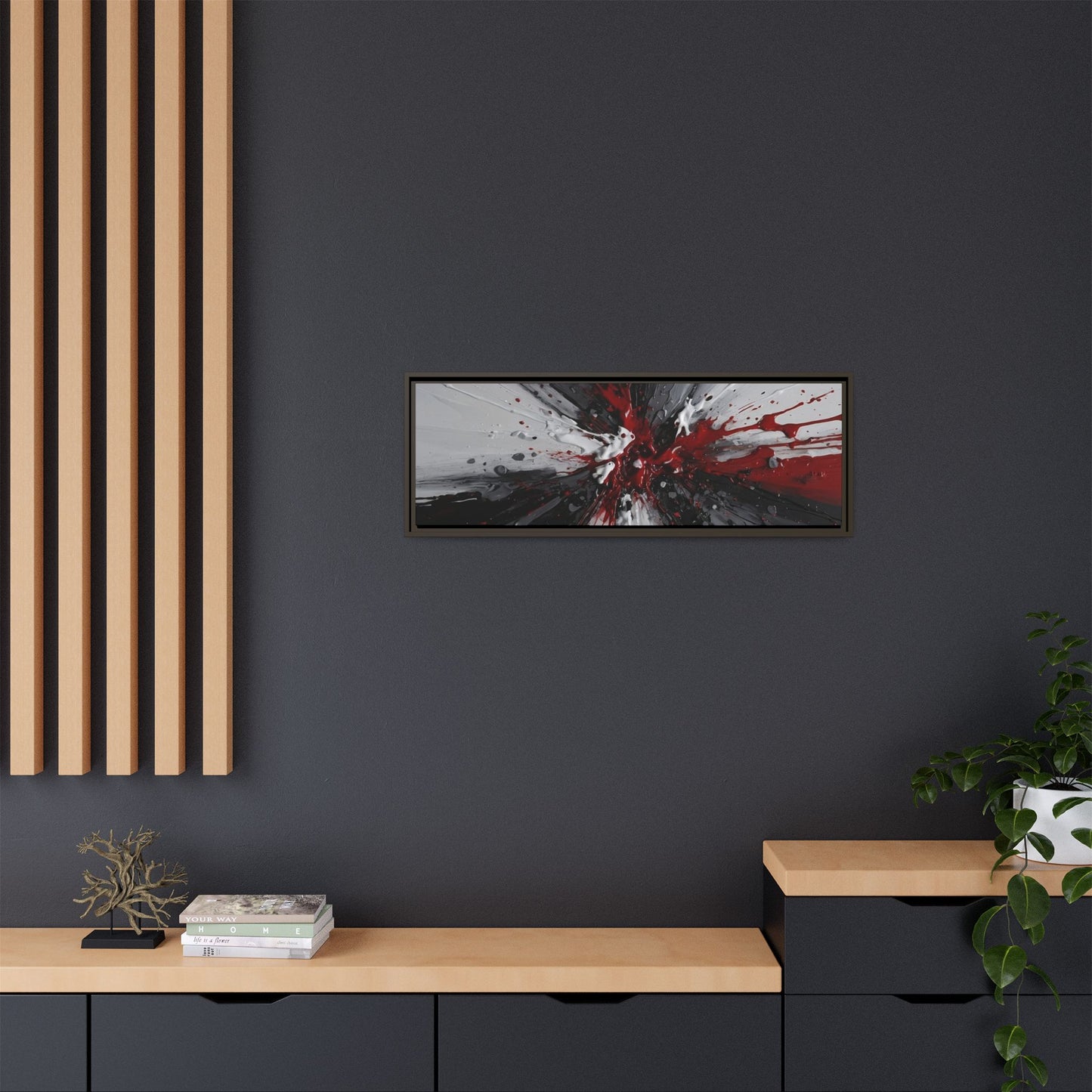 Matte Canvas, Framed (Multi-color)