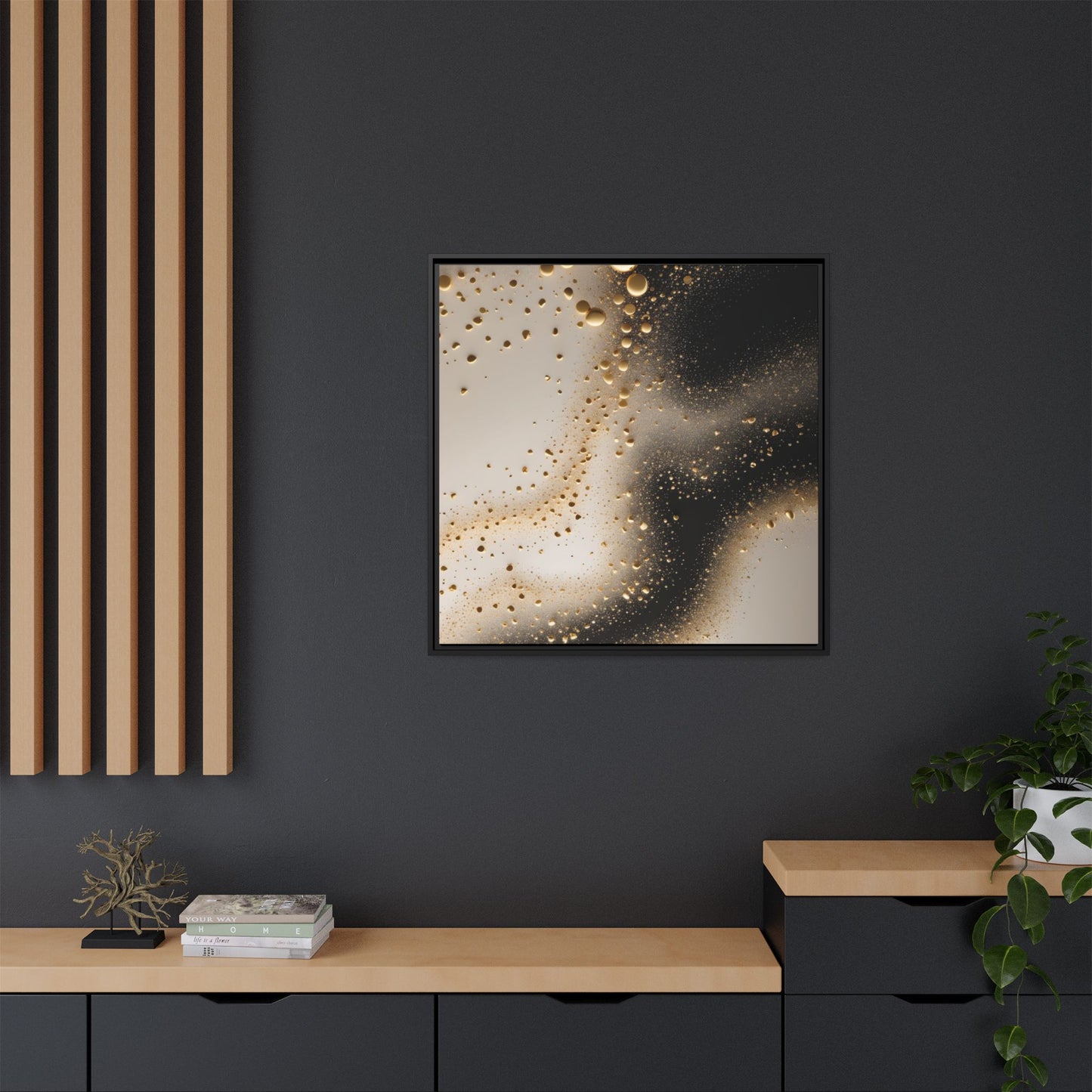 Matte Canvas, Framed (Multi-color)