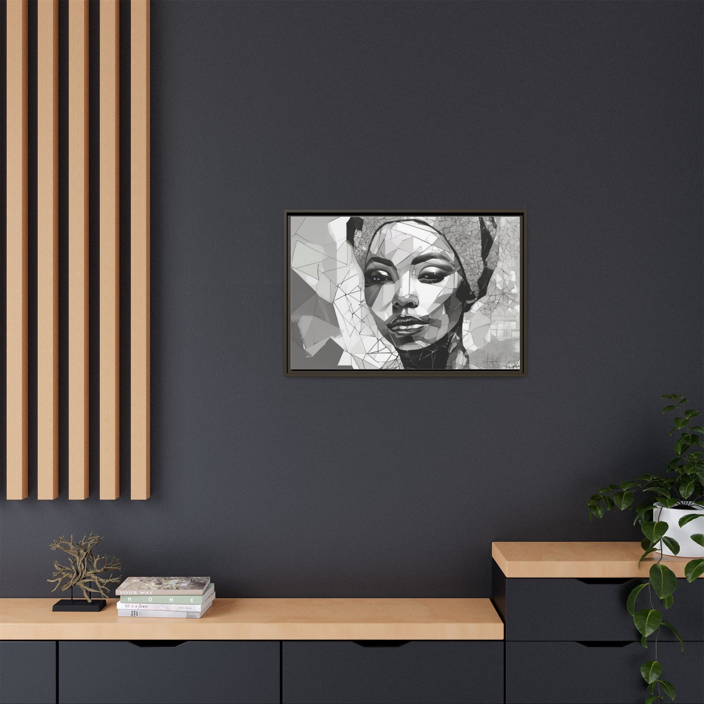 Fractured Grace: Portrait in Prism