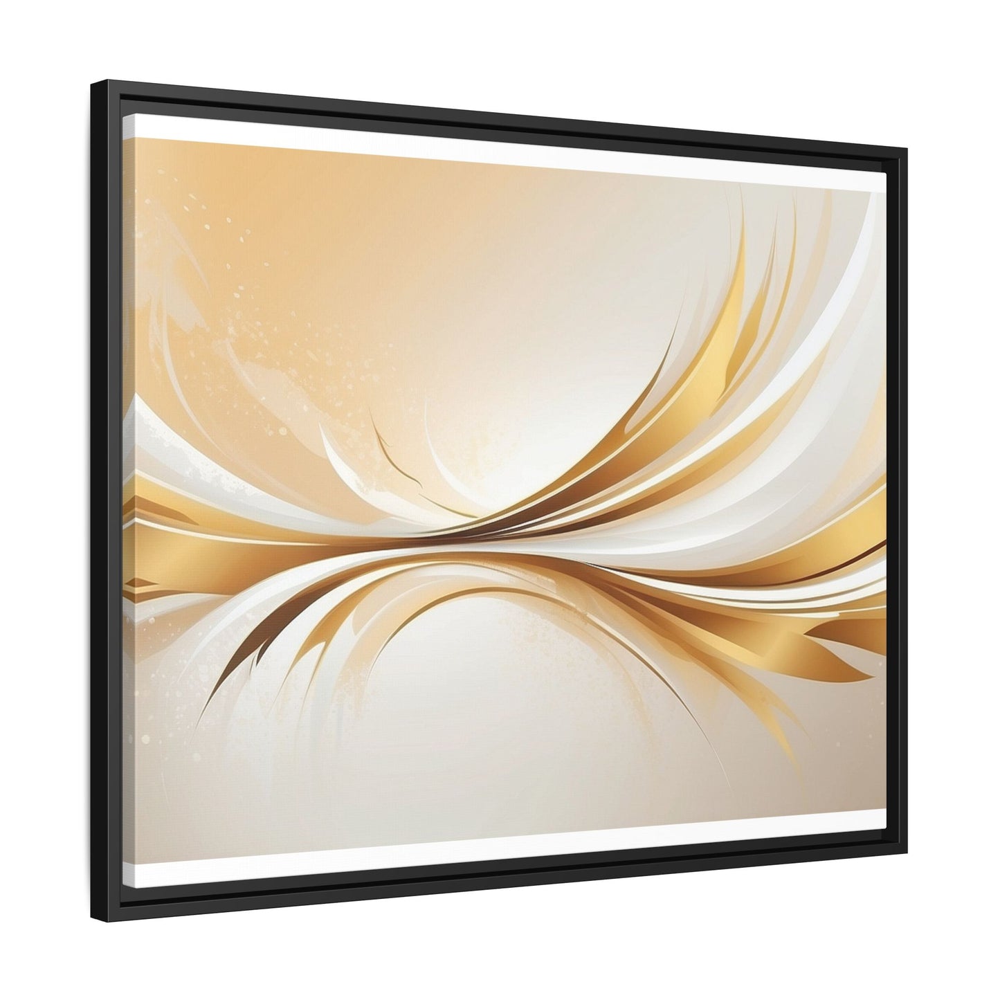Modern Abstract Wall Art - Framed Matte Canvas Decor