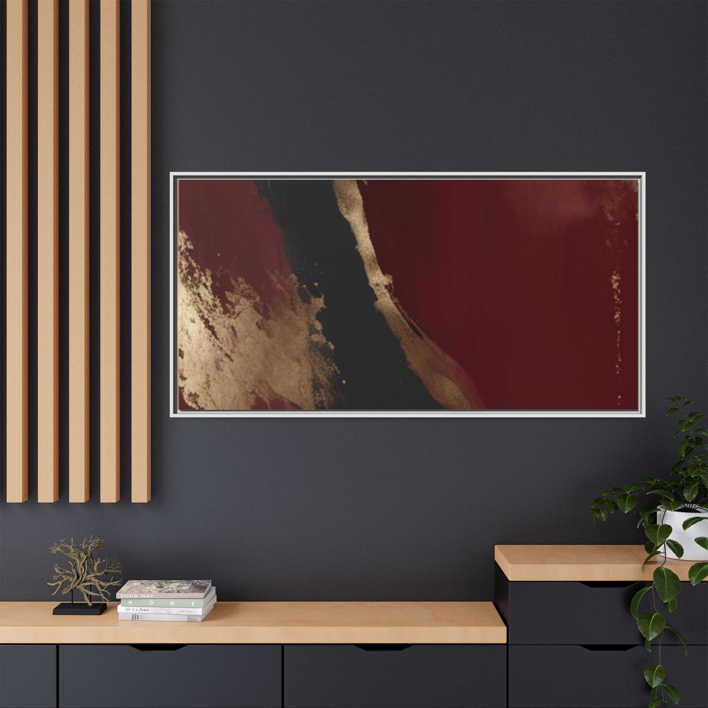 Matte Canvas, Framed (Multi-color)