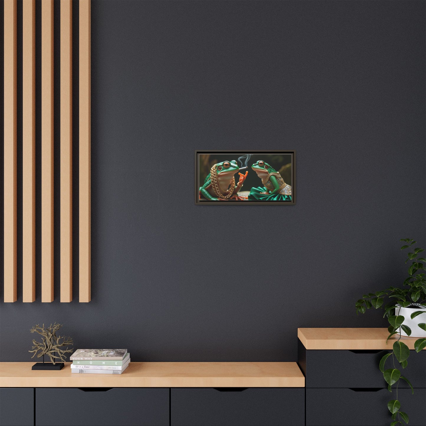 Matte Canvas, Framed (Multi-color)