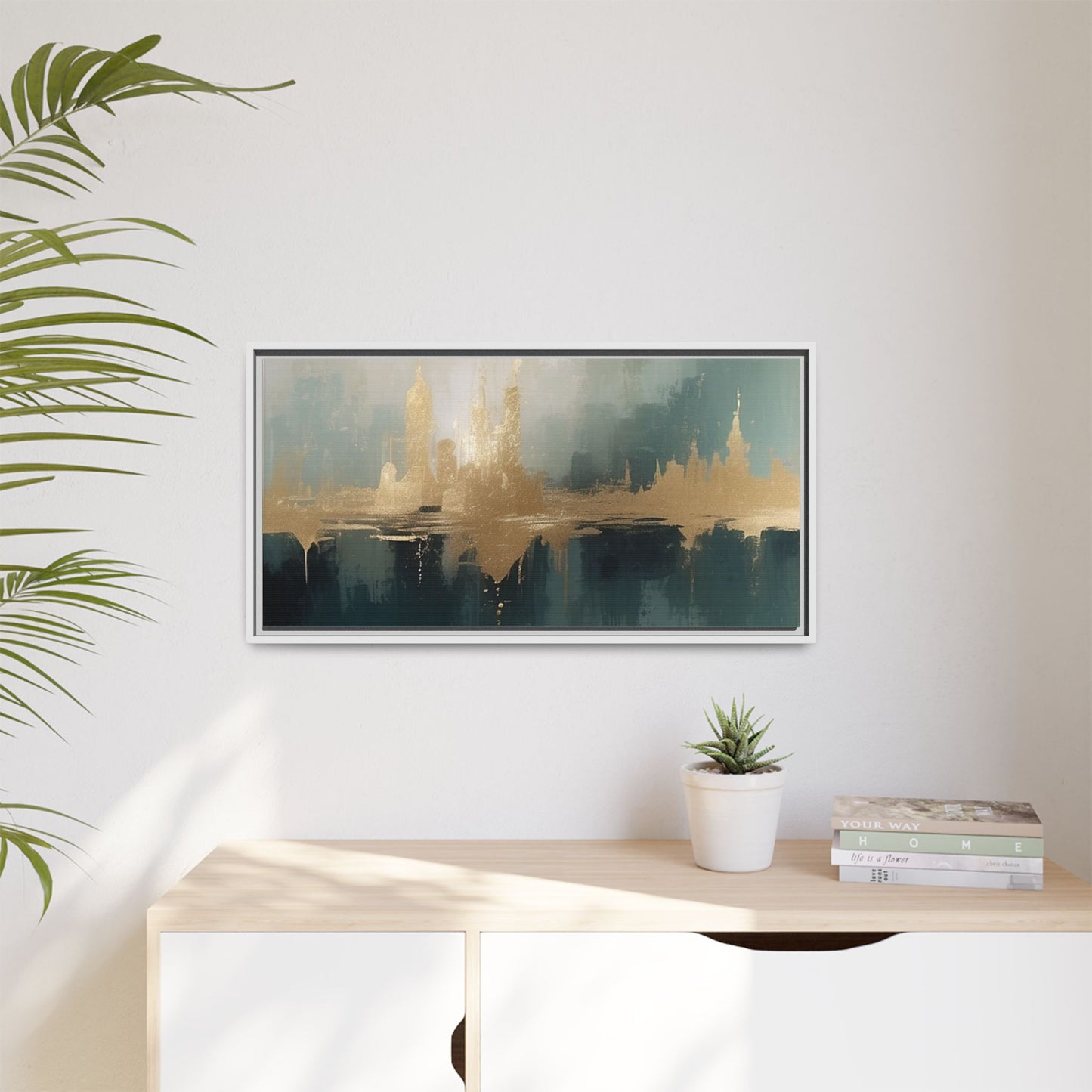 Matte Canvas, Framed (Multi-color)