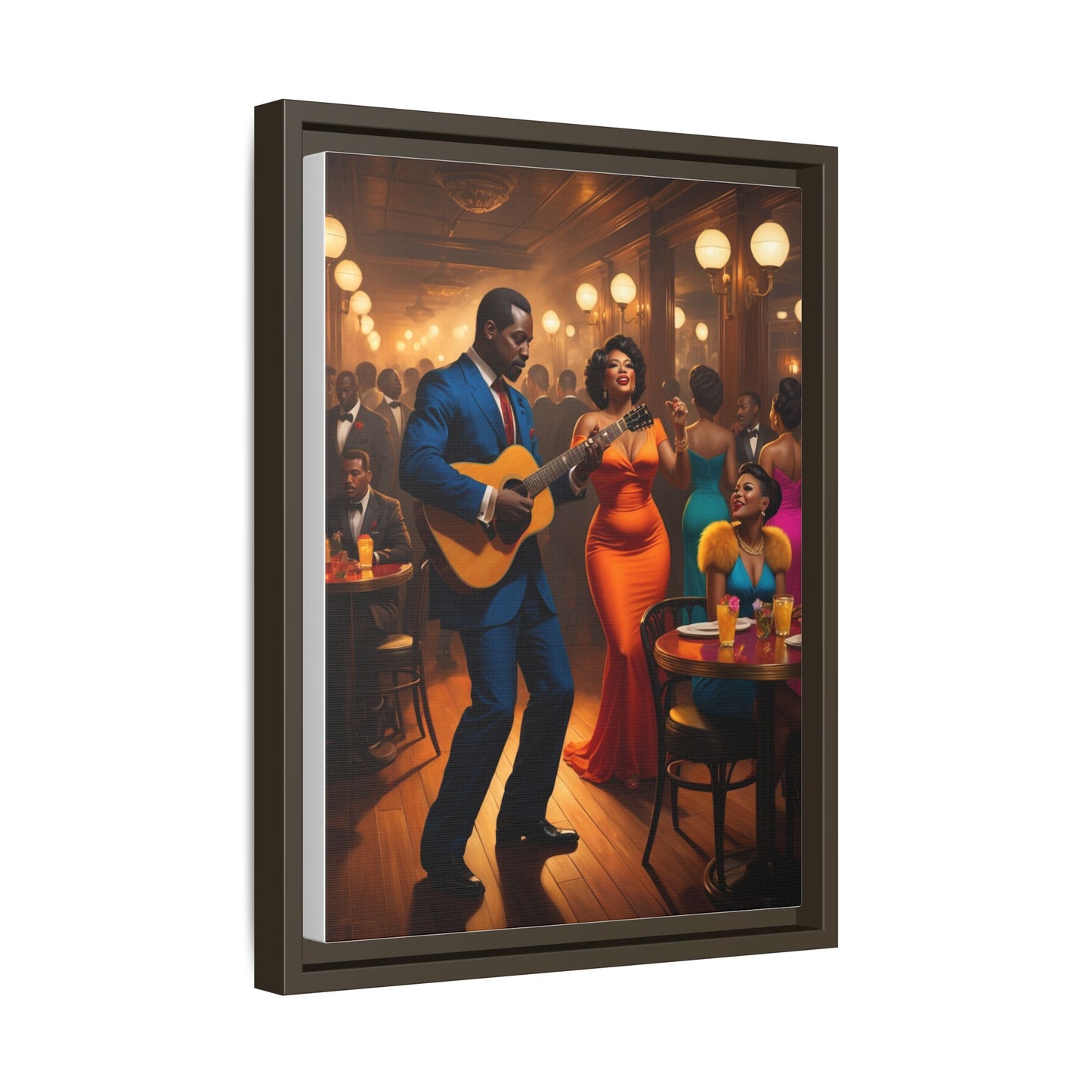 Matte Canvas, Framed (Multi-color)