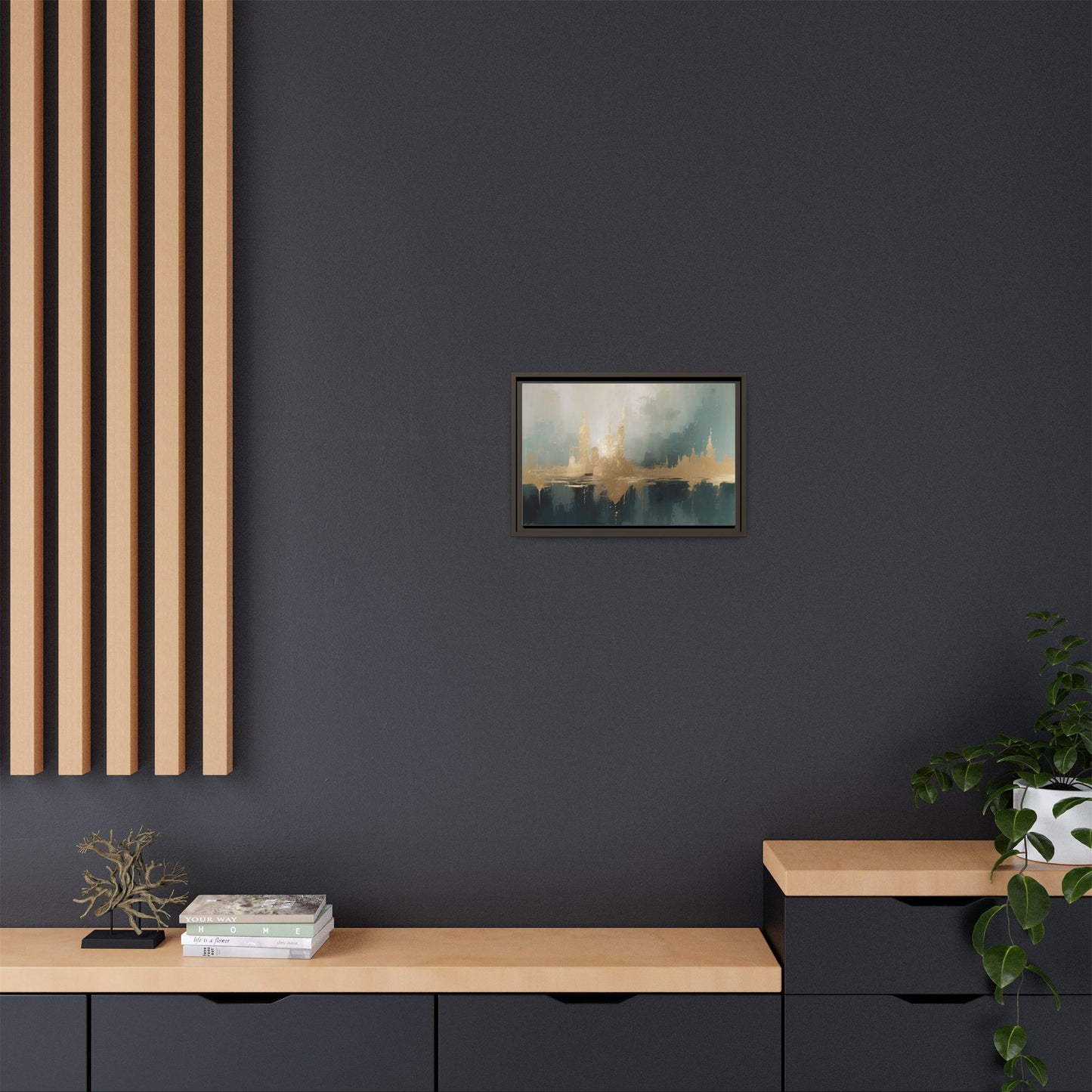 Matte Canvas, Framed (Multi-color)