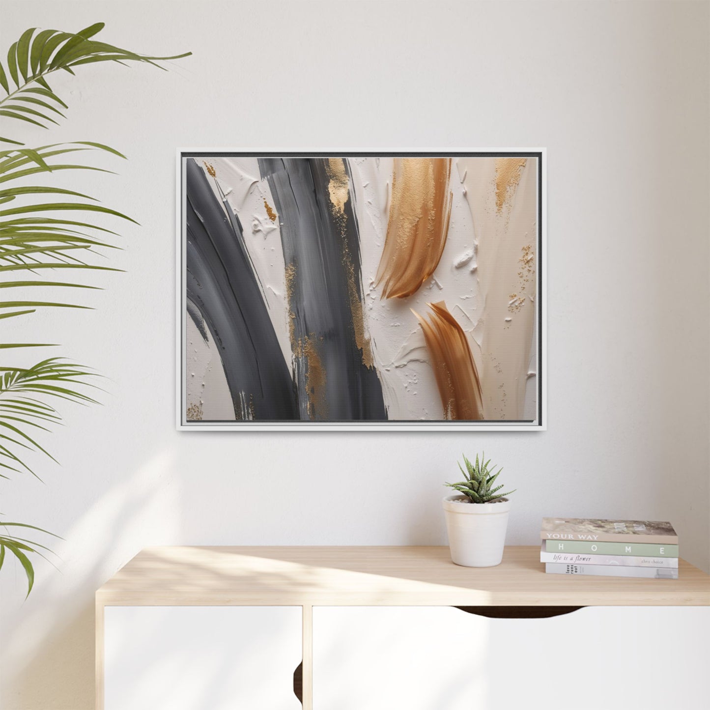 Matte Canvas, Framed (Multi-color)