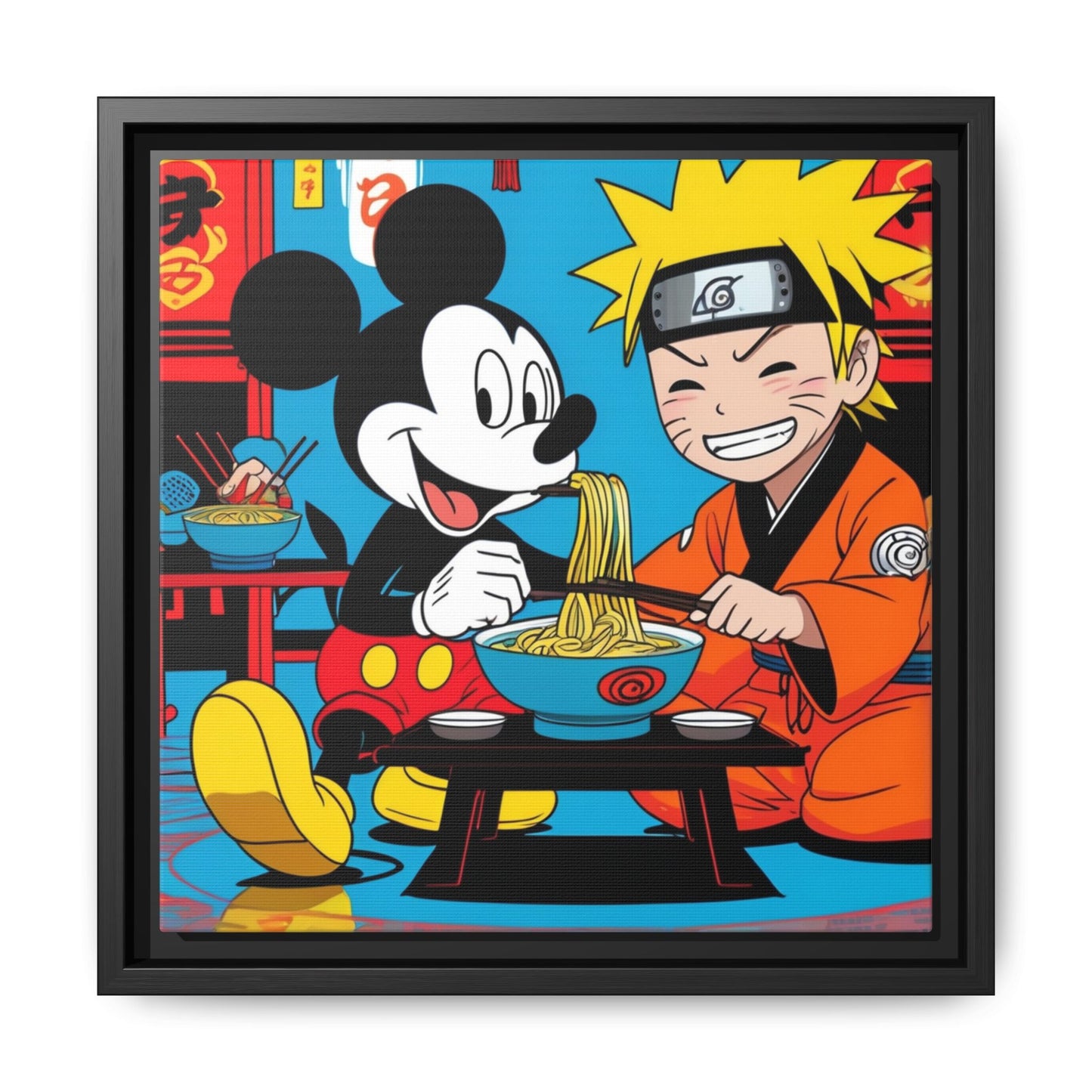 Matte Canvas, Framed (Multi-color)