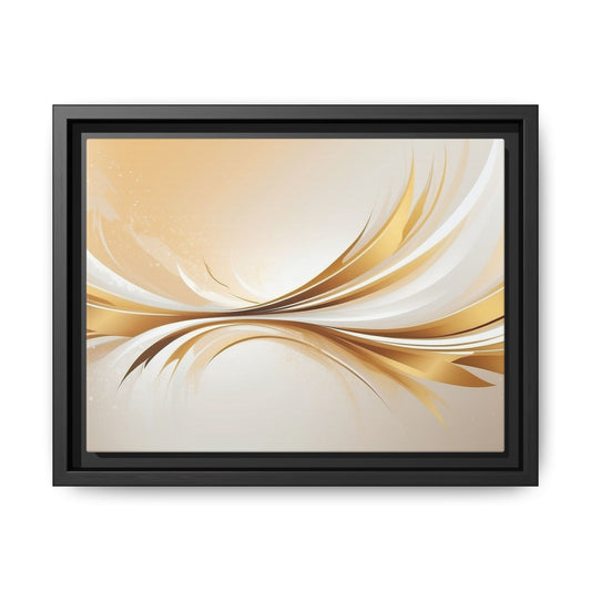 Modern Abstract Wall Art - Framed Matte Canvas Decor