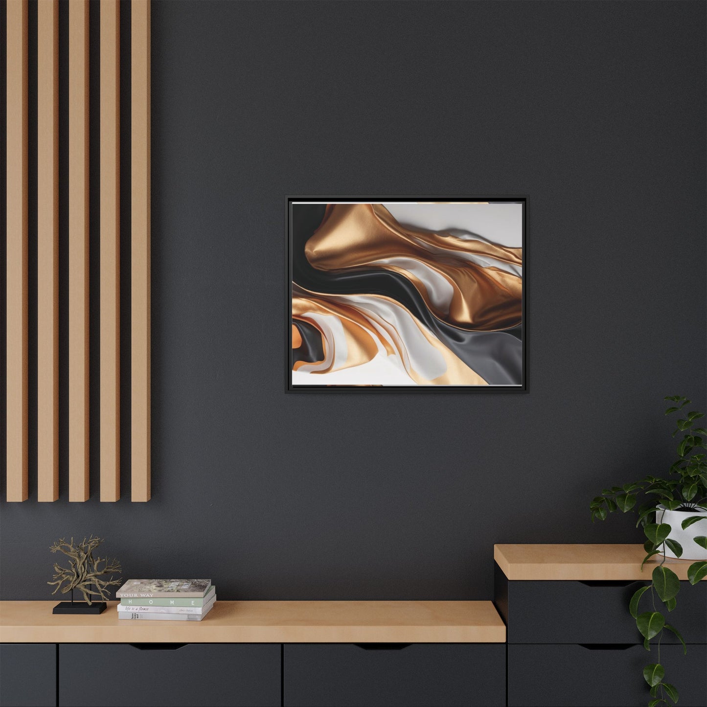 Matte Canvas, Framed (Multi-color)