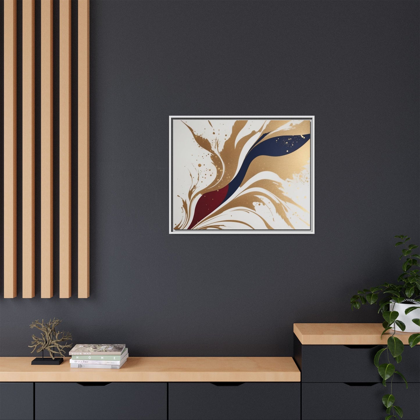 Matte Canvas, Framed (Multi-color)