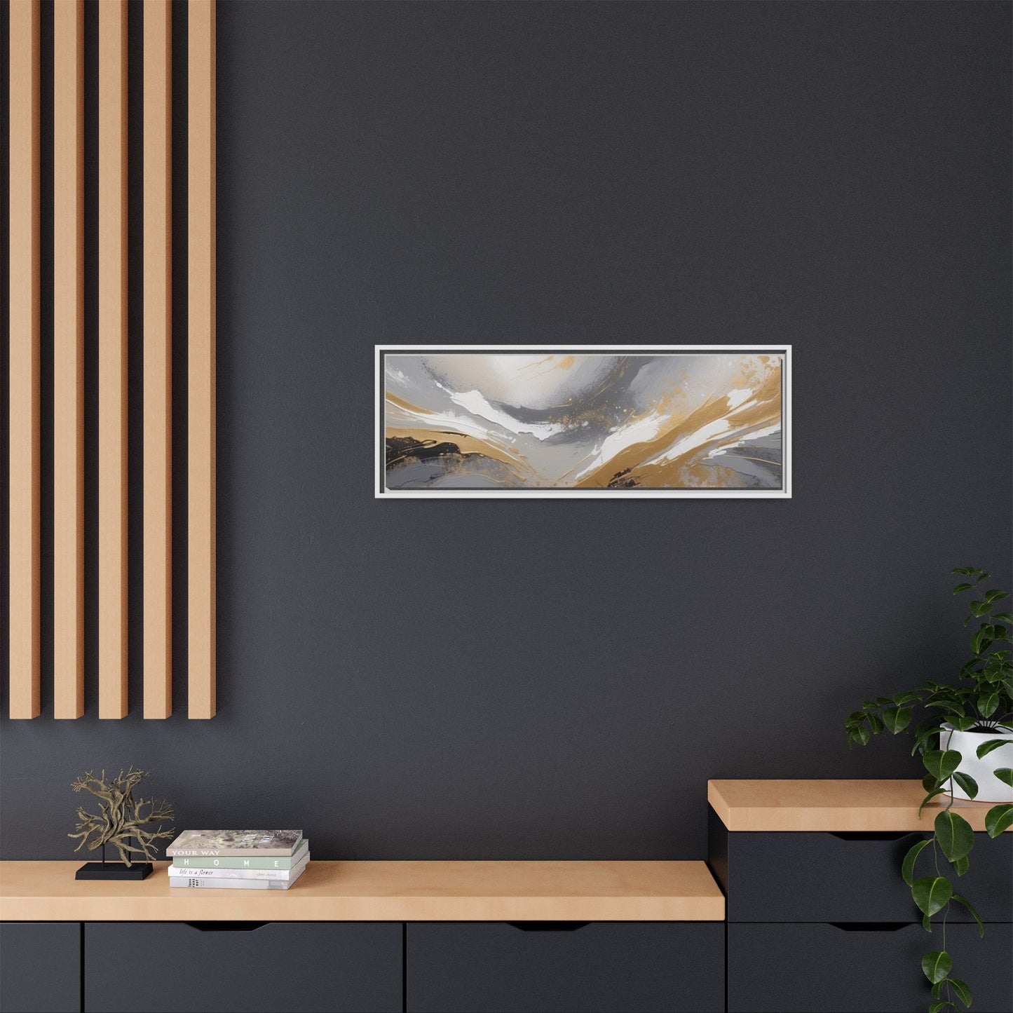 Matte Canvas, Framed (Multi-color)