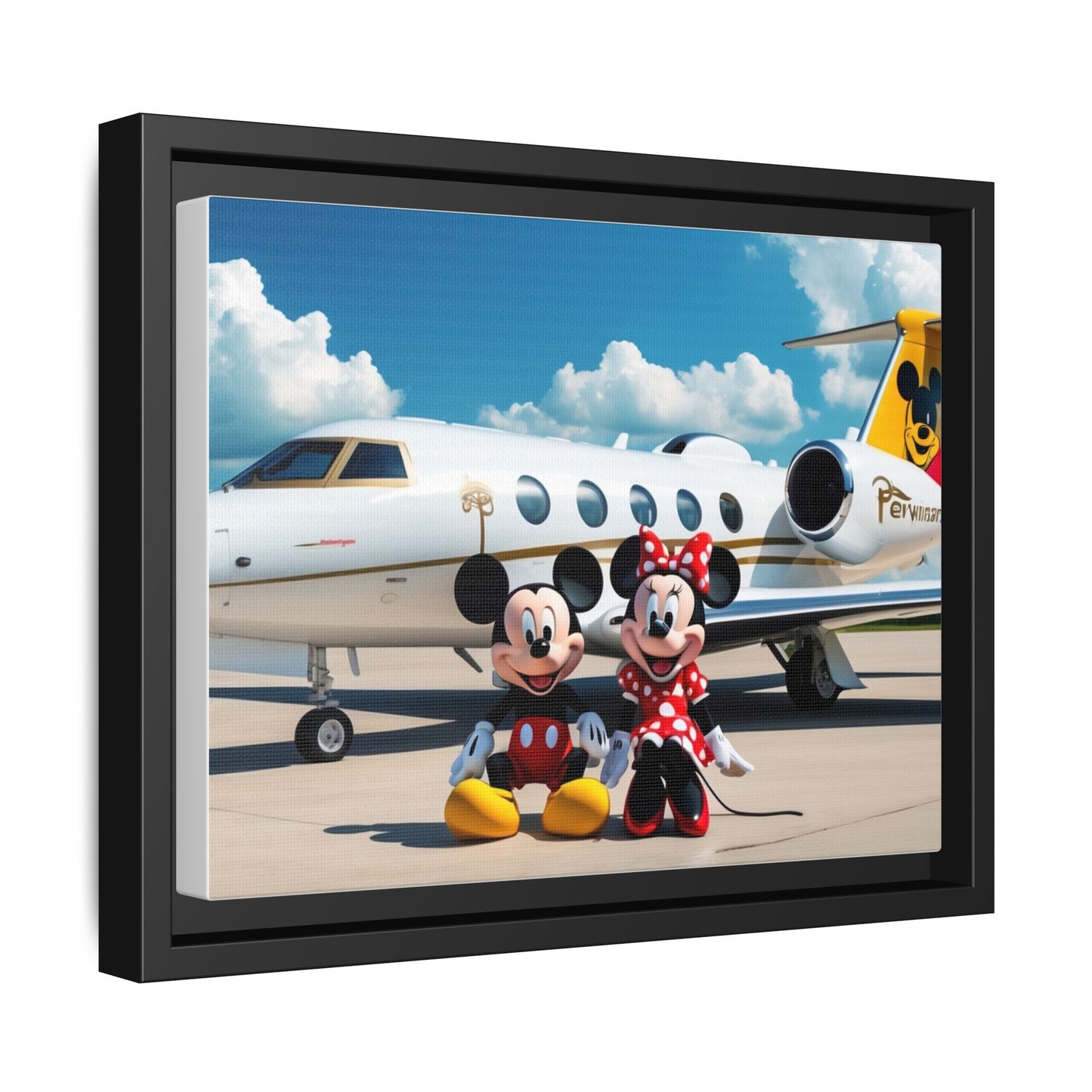 Mickey & Minnie Jetsetter Canvas Art
