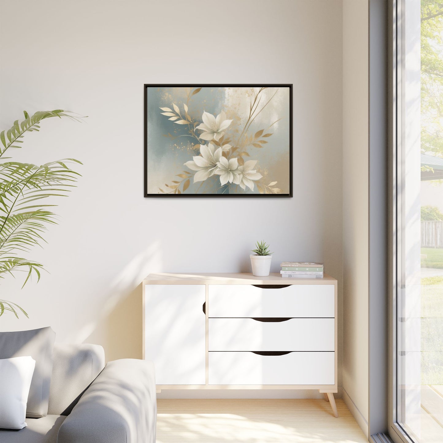 Matte Canvas, Framed (Multi-color)