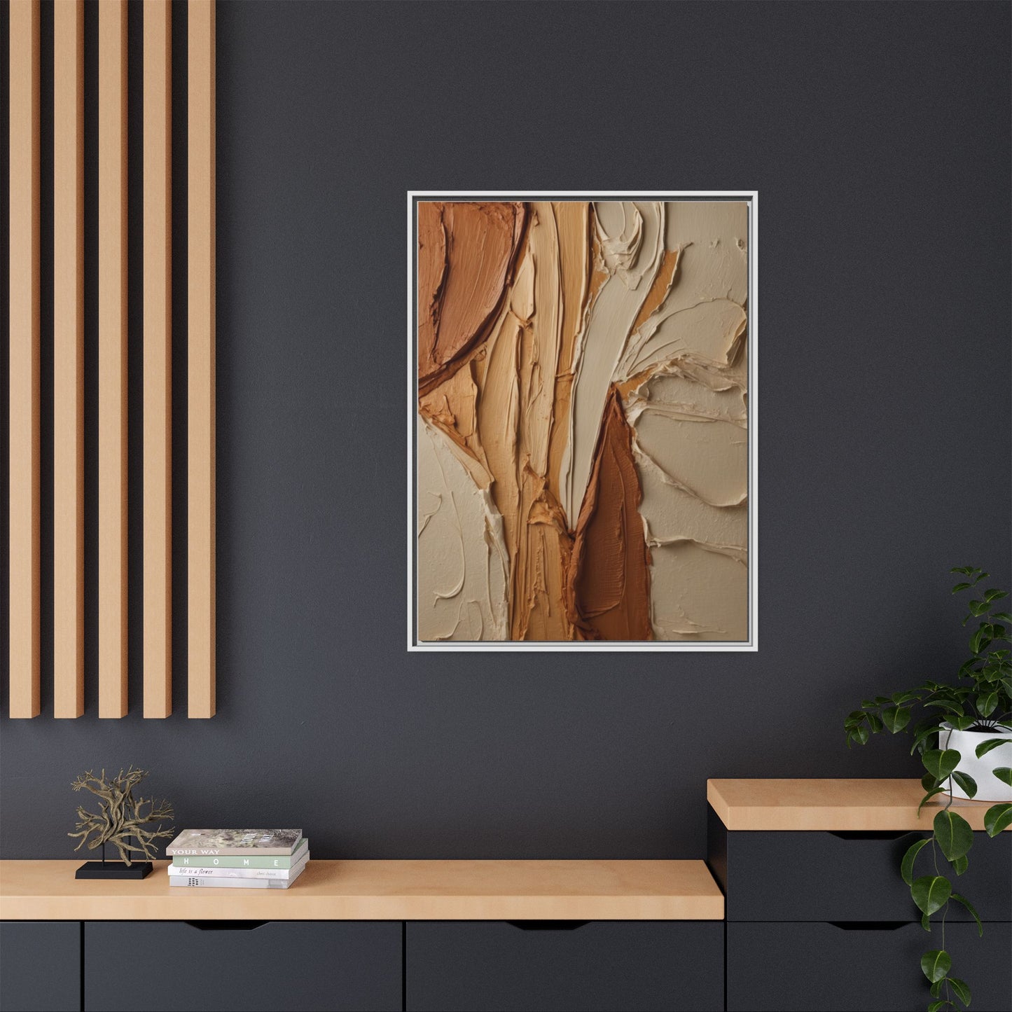 Matte Canvas, Framed (Multi-color)