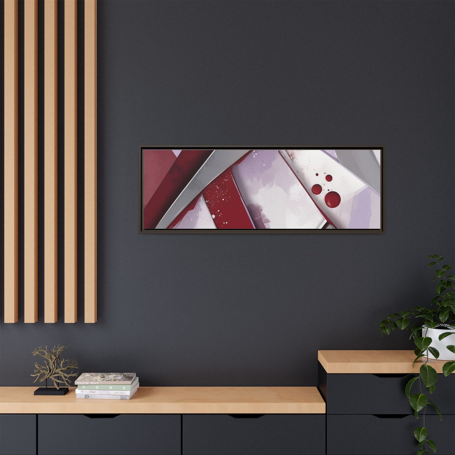 Matte Canvas, Framed (Multi-color)