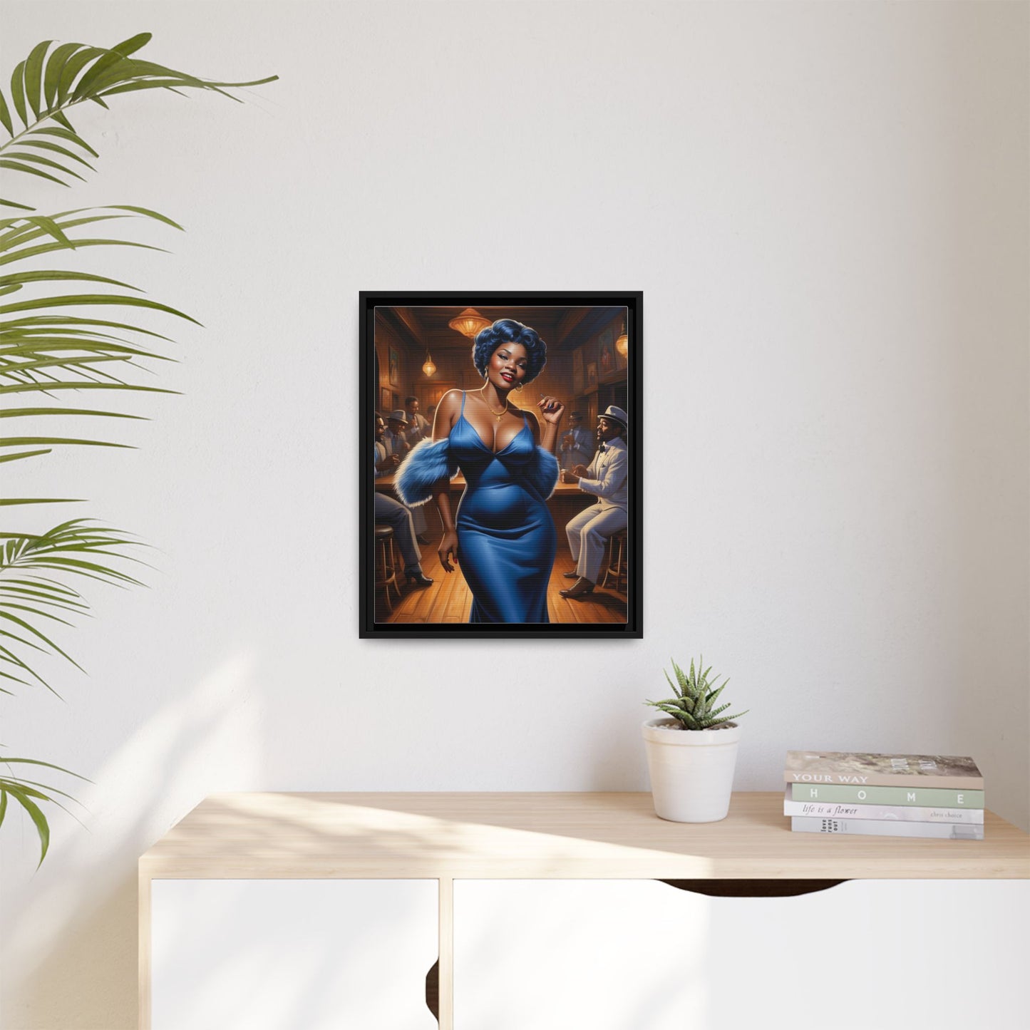 Matte Canvas, Framed (Multi-color)