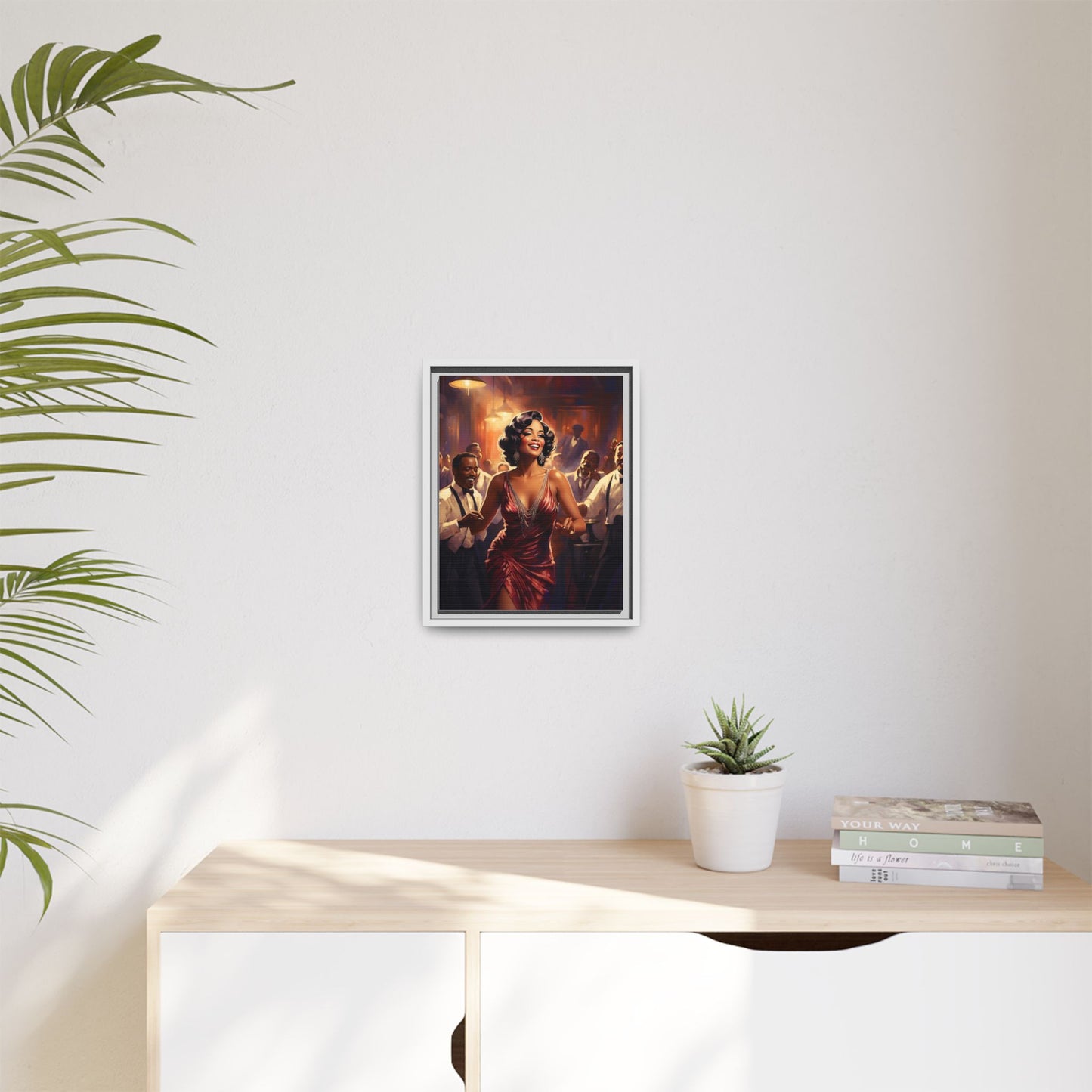 Matte Canvas, Framed (Multi-color)