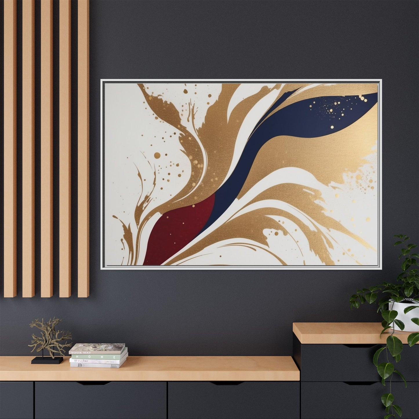 Matte Canvas, Framed (Multi-color)